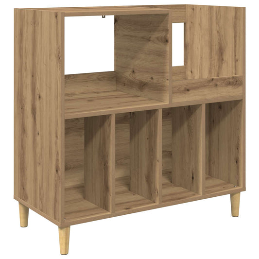 vidaXL Βάση πικάπ Artisan Δρυς 82 x 39,5 x 82,5 εκ Επεξεργασμένο Ξύλο