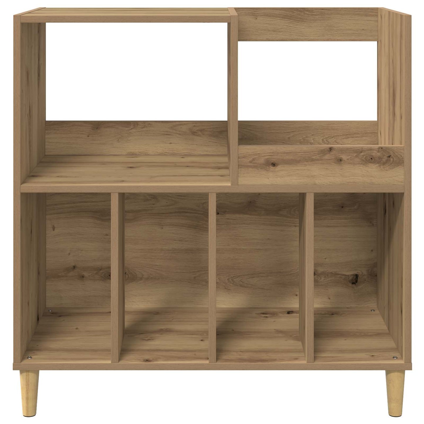 vidaXL Βάση πικάπ Artisan Δρυς 82 x 39,5 x 82,5 εκ Επεξεργασμένο Ξύλο