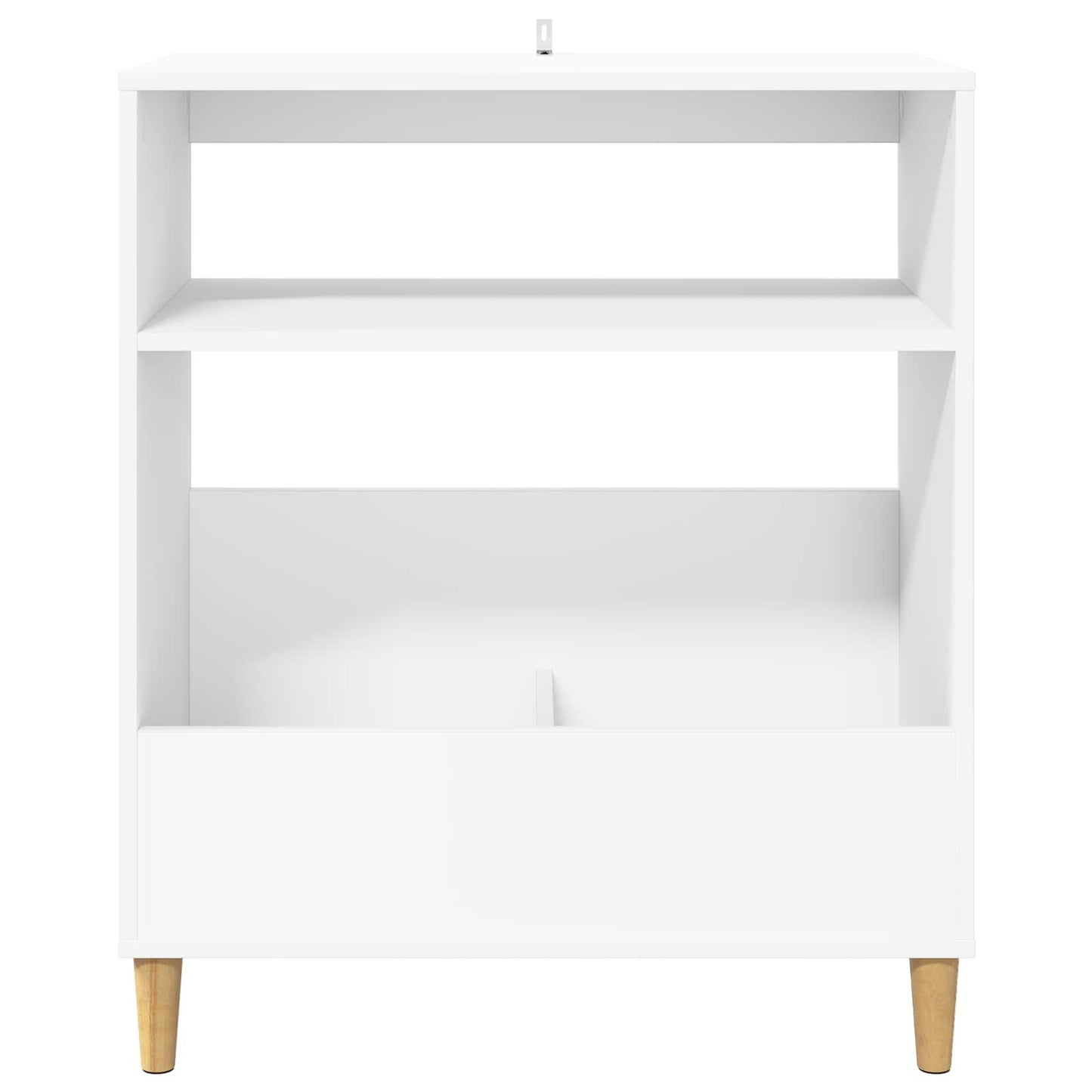 vidaXL Βάση πικάπ Λευκό 71 x 39,5 x 83 εκ. Επεξεργασμένο Ξύλο