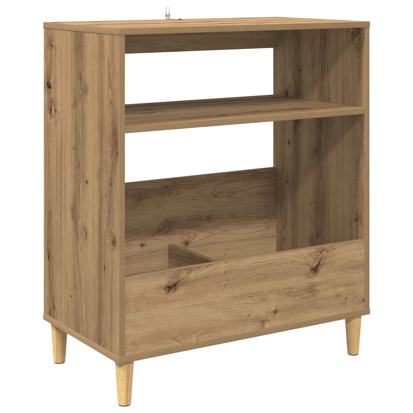 vidaXL Βάση πικάπ Artisan Δρυς 71 x 39,5 x 83 εκ. Επεξεργασμένο Ξύλο