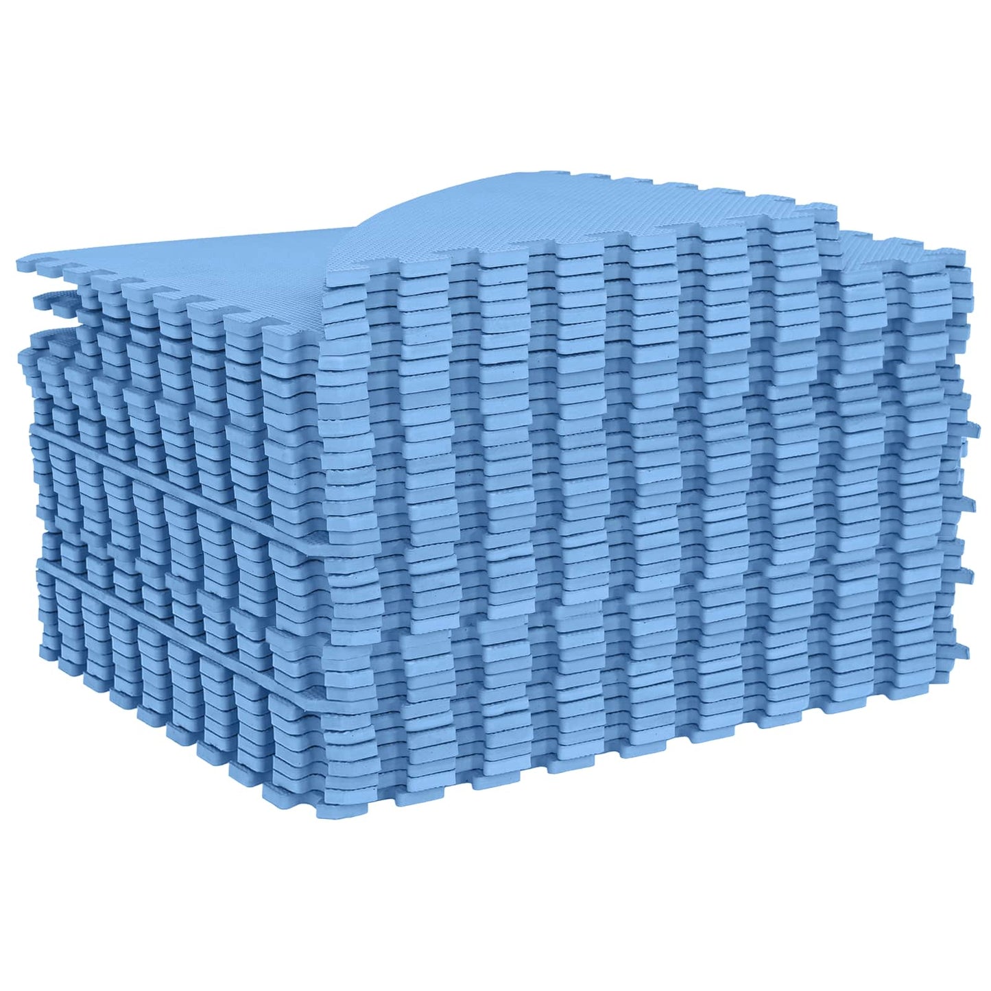 vidaXL Χαλάκι για Πισίνα 36 τμχ. Ø 350 cm Γύρος Φελιζόλ EVA Μπλε
