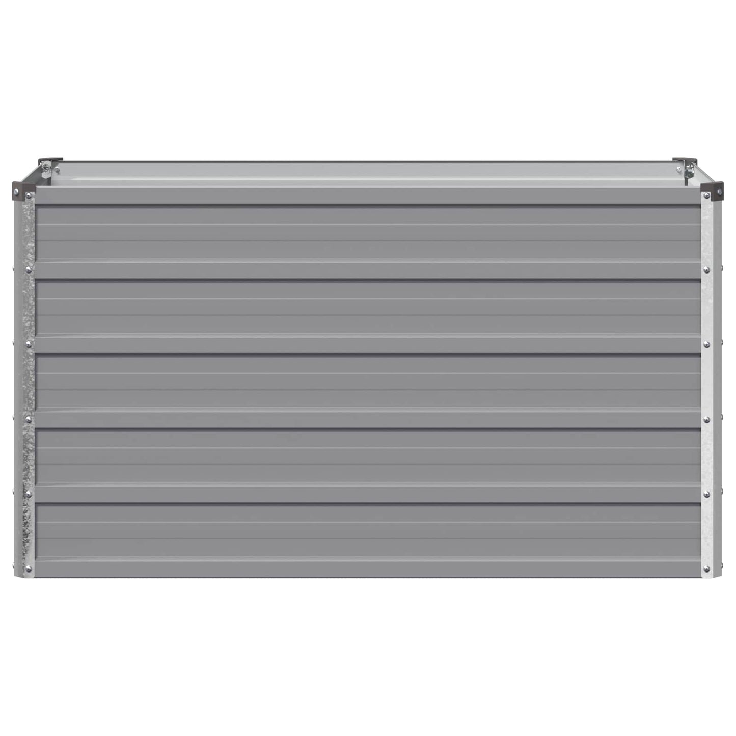 vidaXL Υψωμένο Κρεβάτι Κήπου Γκρι 100 x 40 x 55 cm
