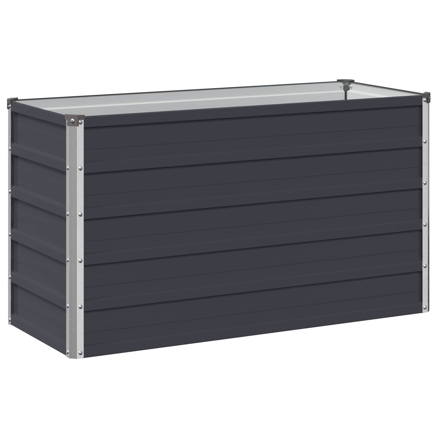 vidaXL Υψωμένο Κρεβάτι Κήπου Ανθρακί 100 x 40 x 55 cm