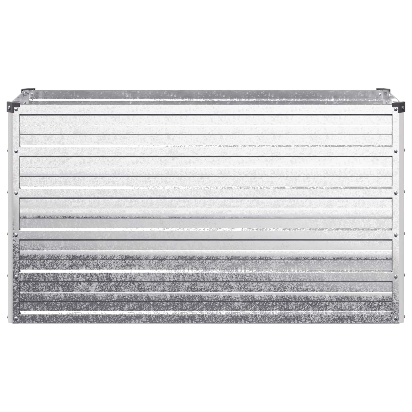 vidaXL Υψωμένο Κρεβάτι Κήπου Ασημί 100 x 40 x 55 cm γαλβανισμένο