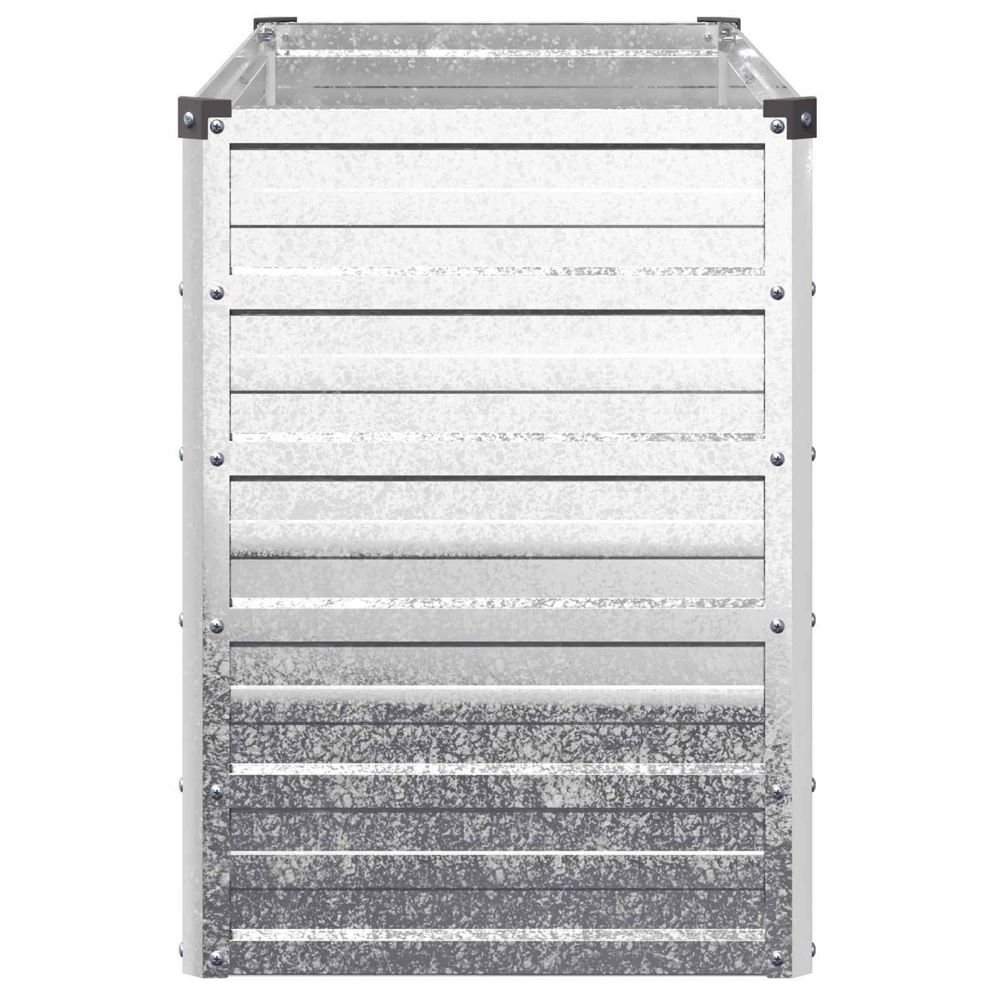 vidaXL Υψωμένο Κρεβάτι Κήπου Ασημί 100 x 40 x 55 cm γαλβανισμένο