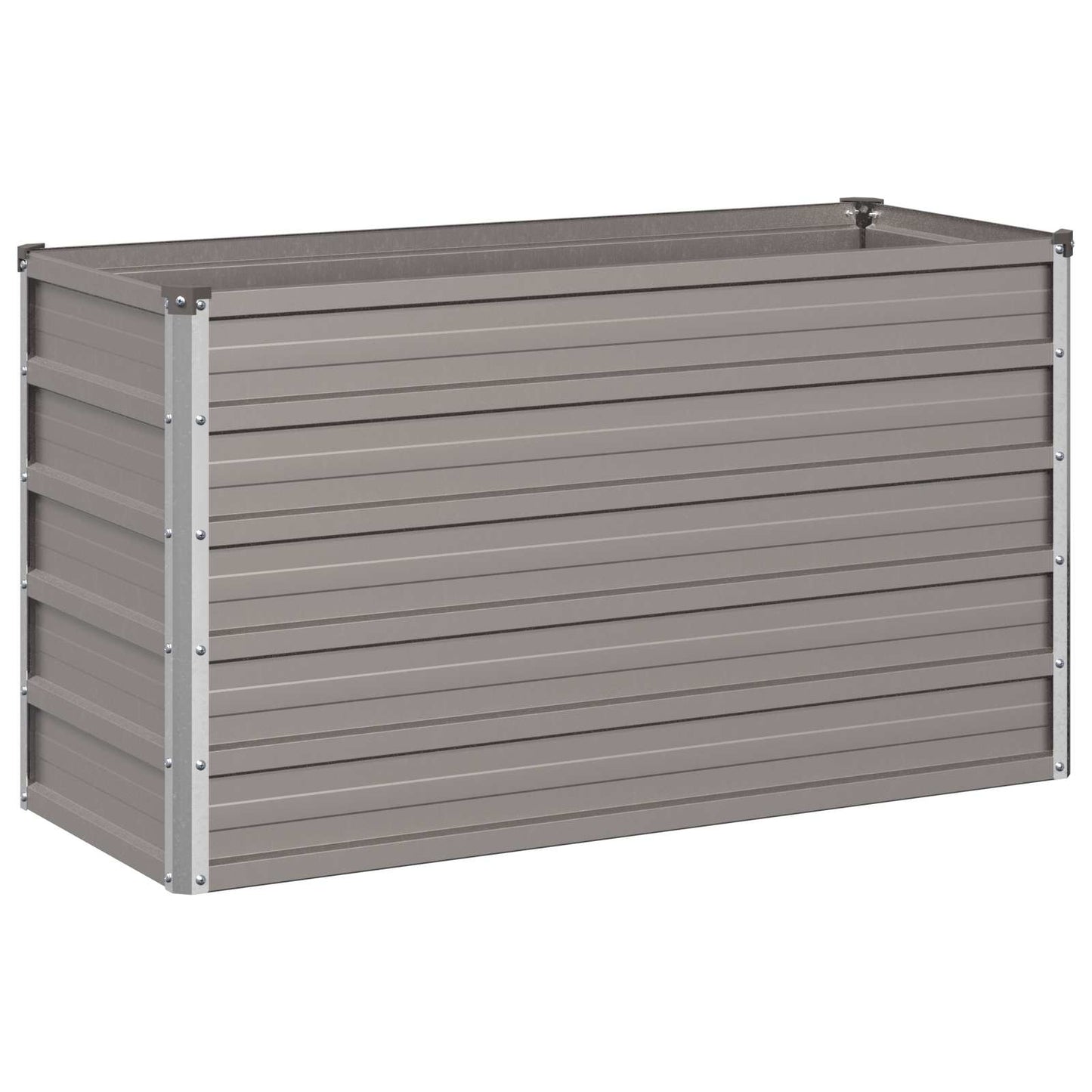 vidaXL Υψωμένο Κρεβάτι Κήπου Σκ rusty 100 x 40 x 55 cm κοντόν