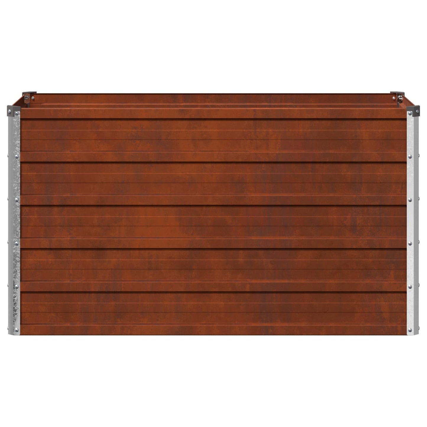 vidaXL Υψωμένο Κρεβάτι Κήπου Σκ rusty 100 x 40 x 55 cm κοντόν