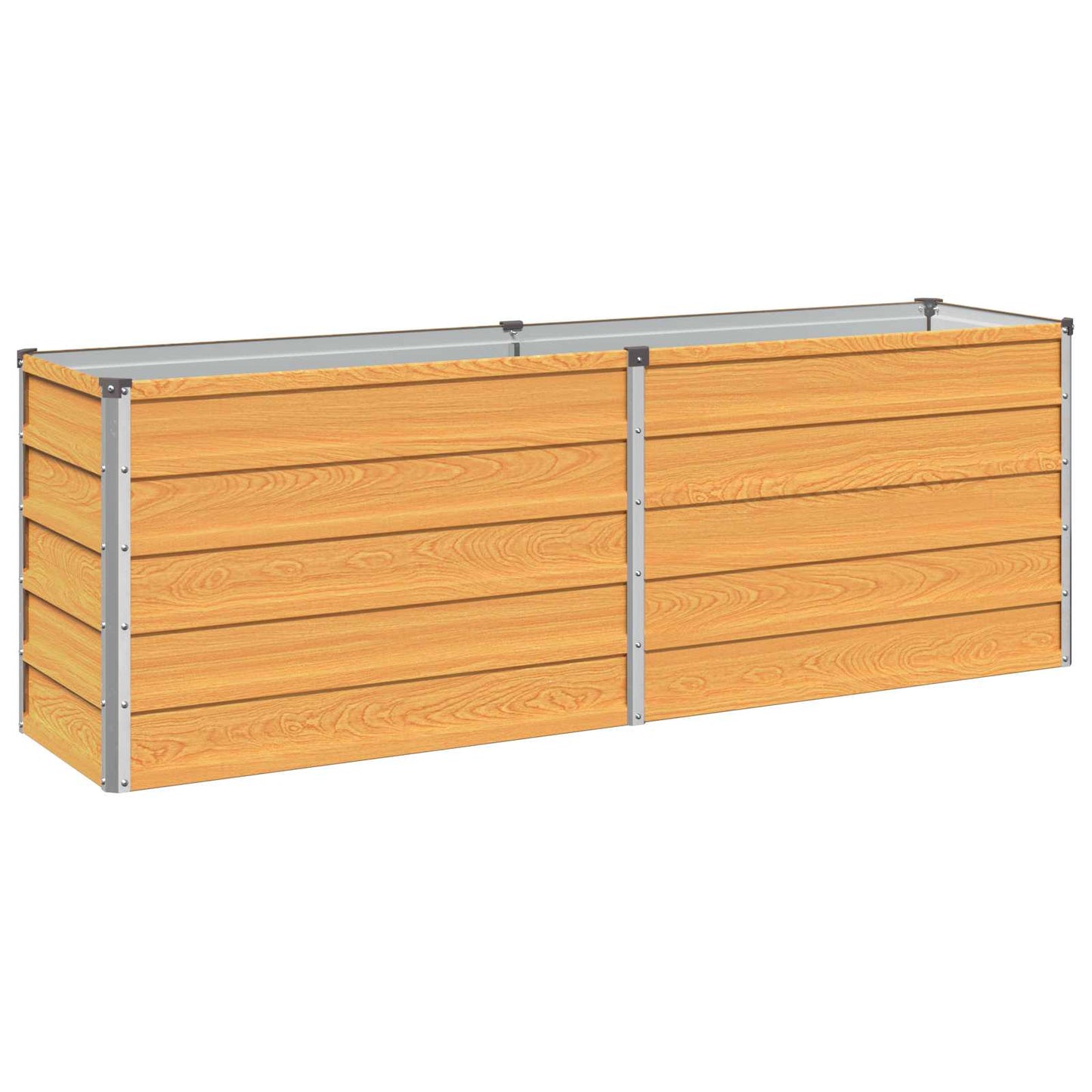 vidaXL Υψωμένο Κρεβάτι Κήπου Φυσικό 160 x 40 x 55 εκ.