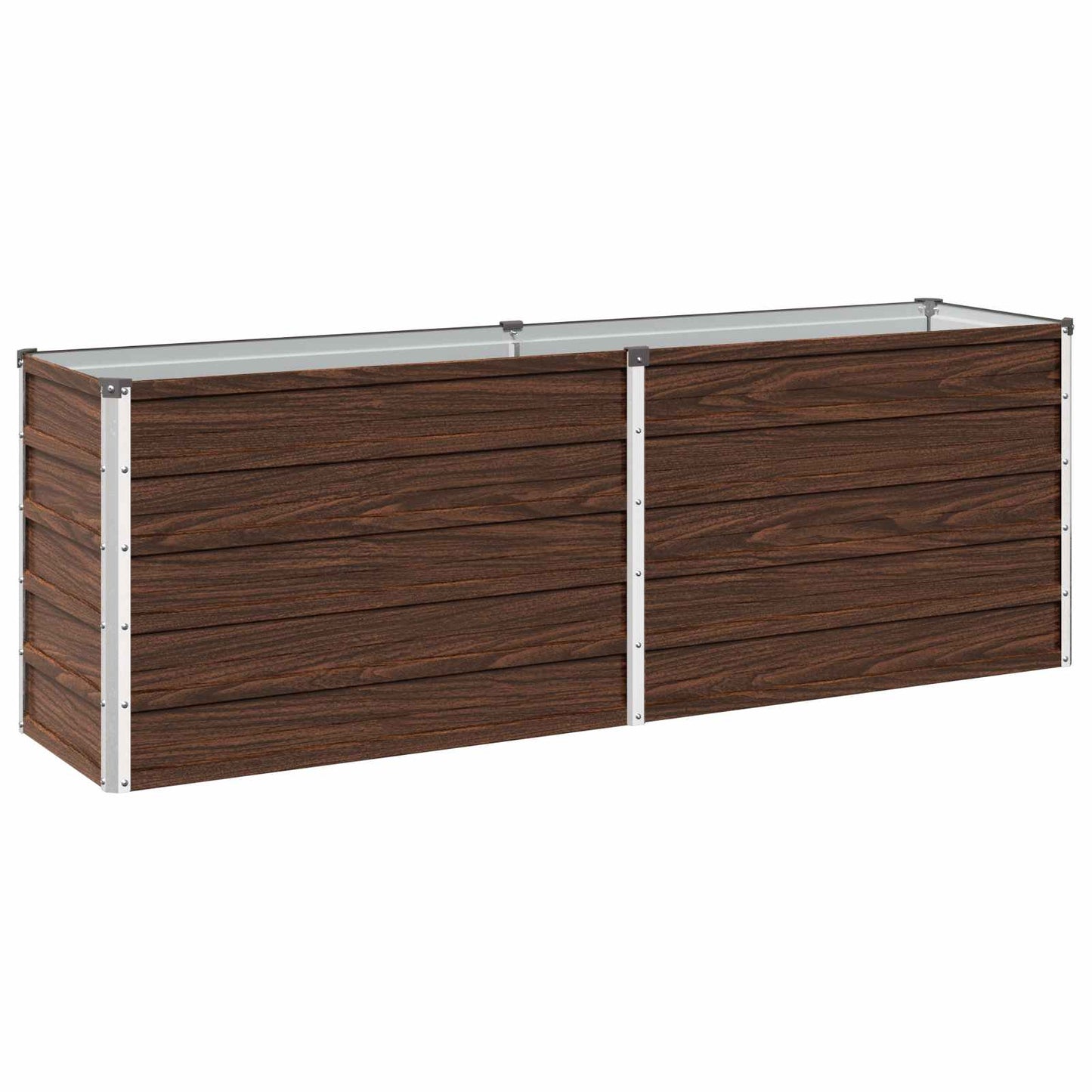 vidaXL Υψωμένο Κρεβάτι Κήπου Μαύρο 160 x 40 x 55 εκ.