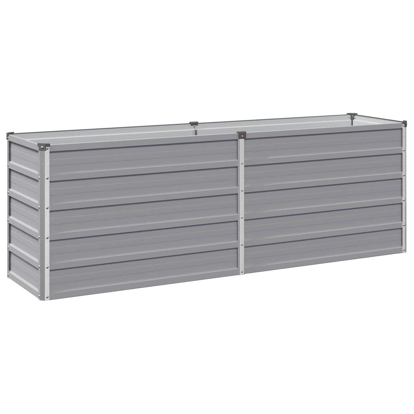 vidaXL Υψωμένο Κρεβάτι Κήπου Γκρι 160 x 40 x 55 εκ.