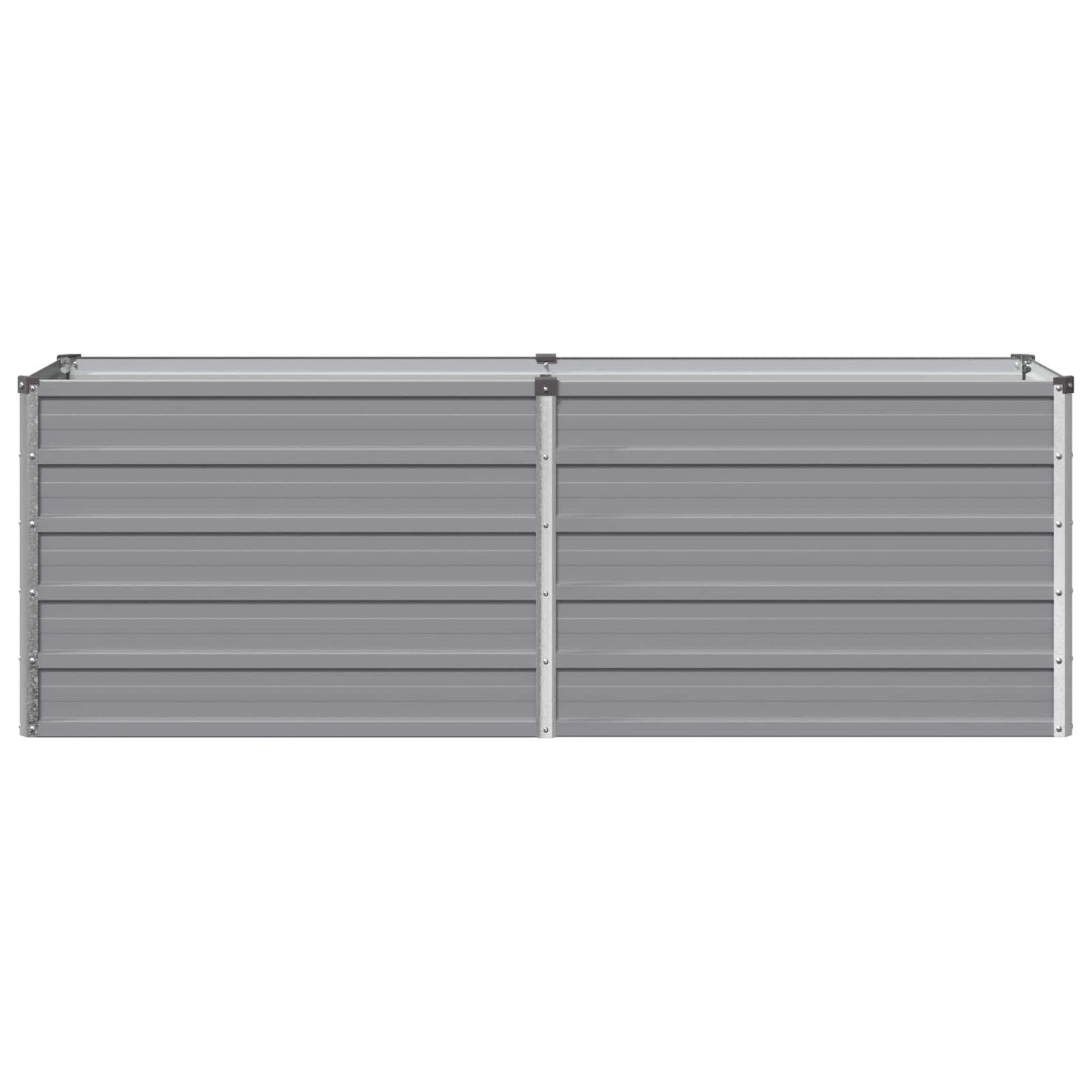 vidaXL Υψωμένο Κρεβάτι Κήπου Γκρι 160 x 40 x 55 εκ.