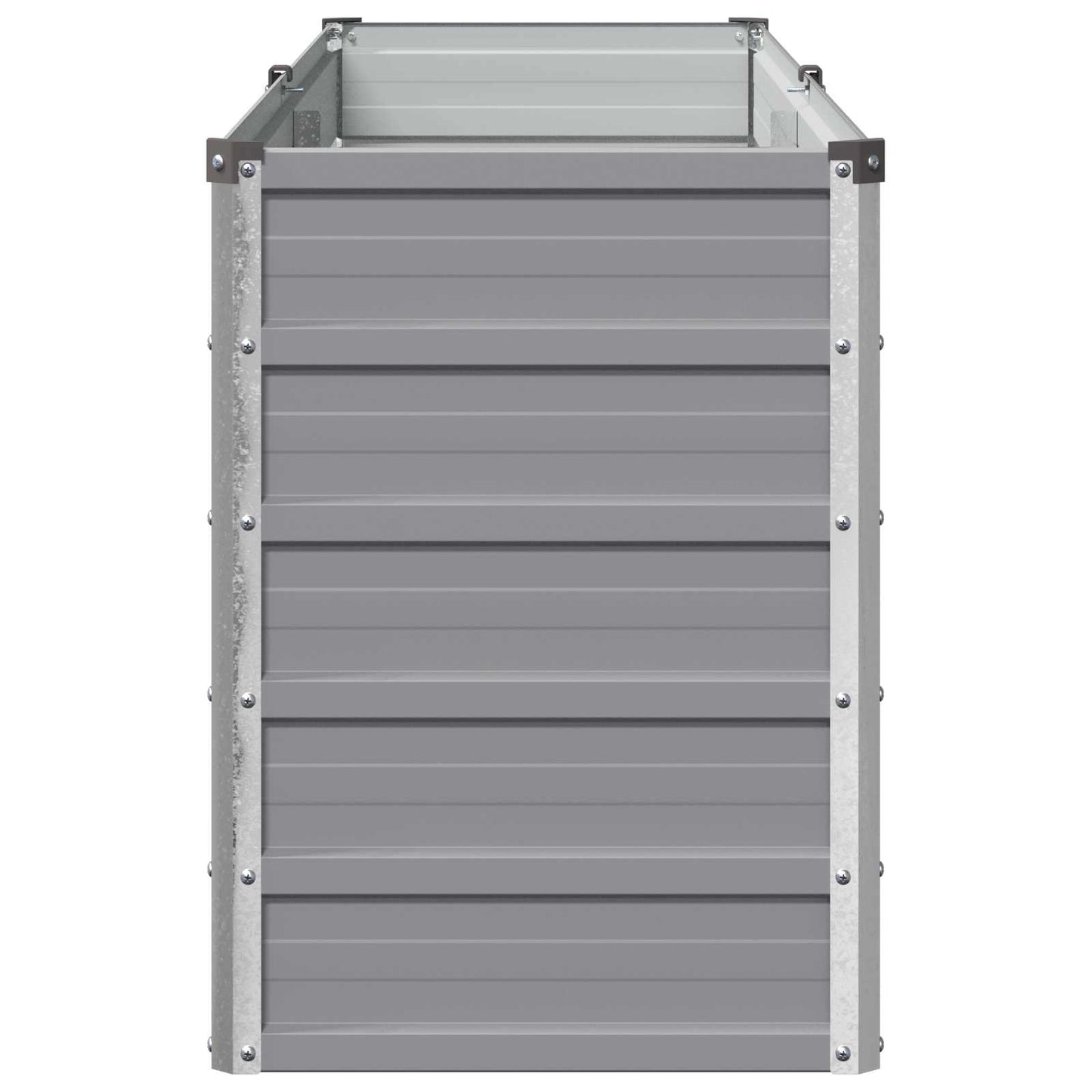 vidaXL Υψωμένο Κρεβάτι Κήπου Γκρι 160 x 40 x 55 εκ.