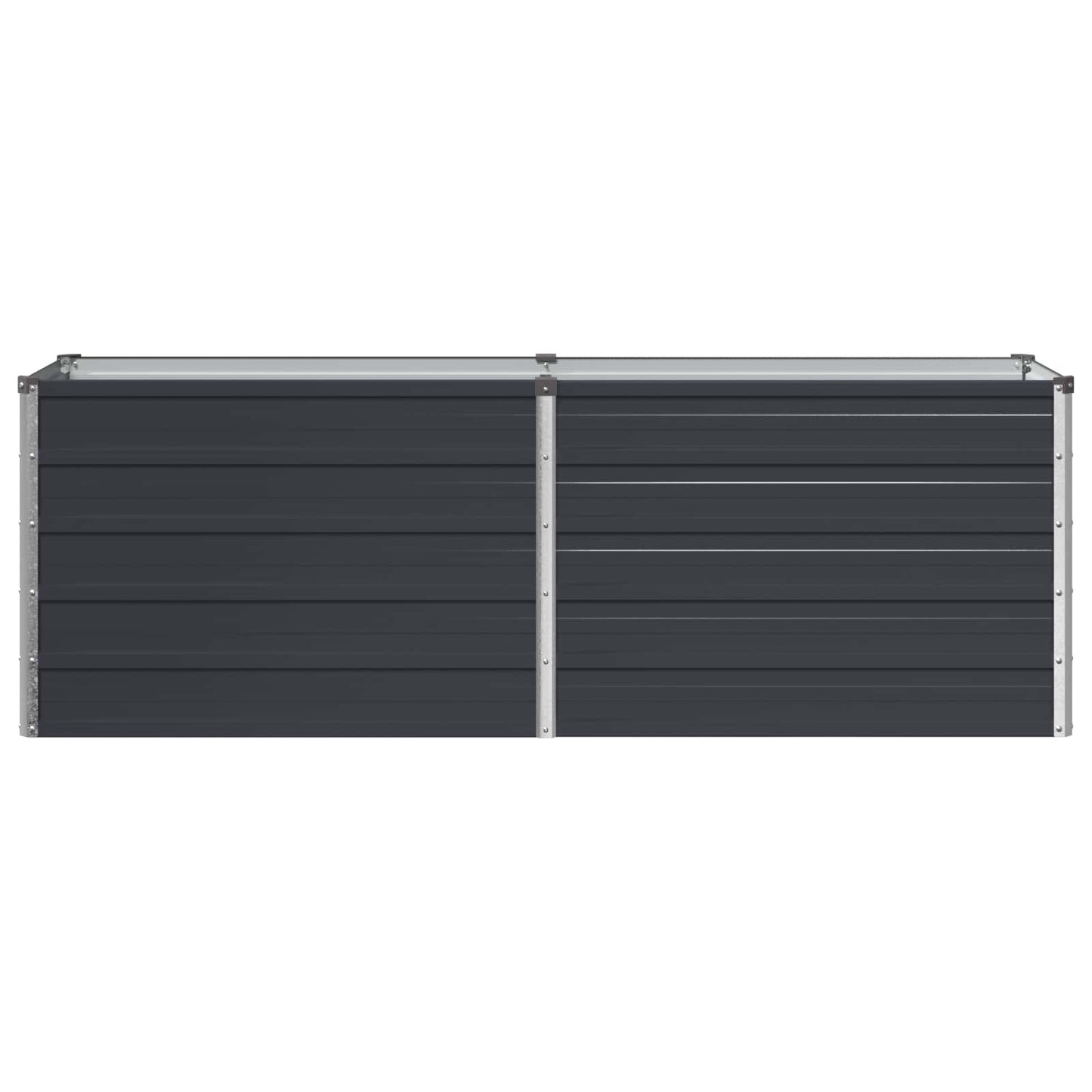 vidaXL Υψωμένο Κρεβάτι Κήπου Ανθρακί 160 x 40 x 55 εκ.