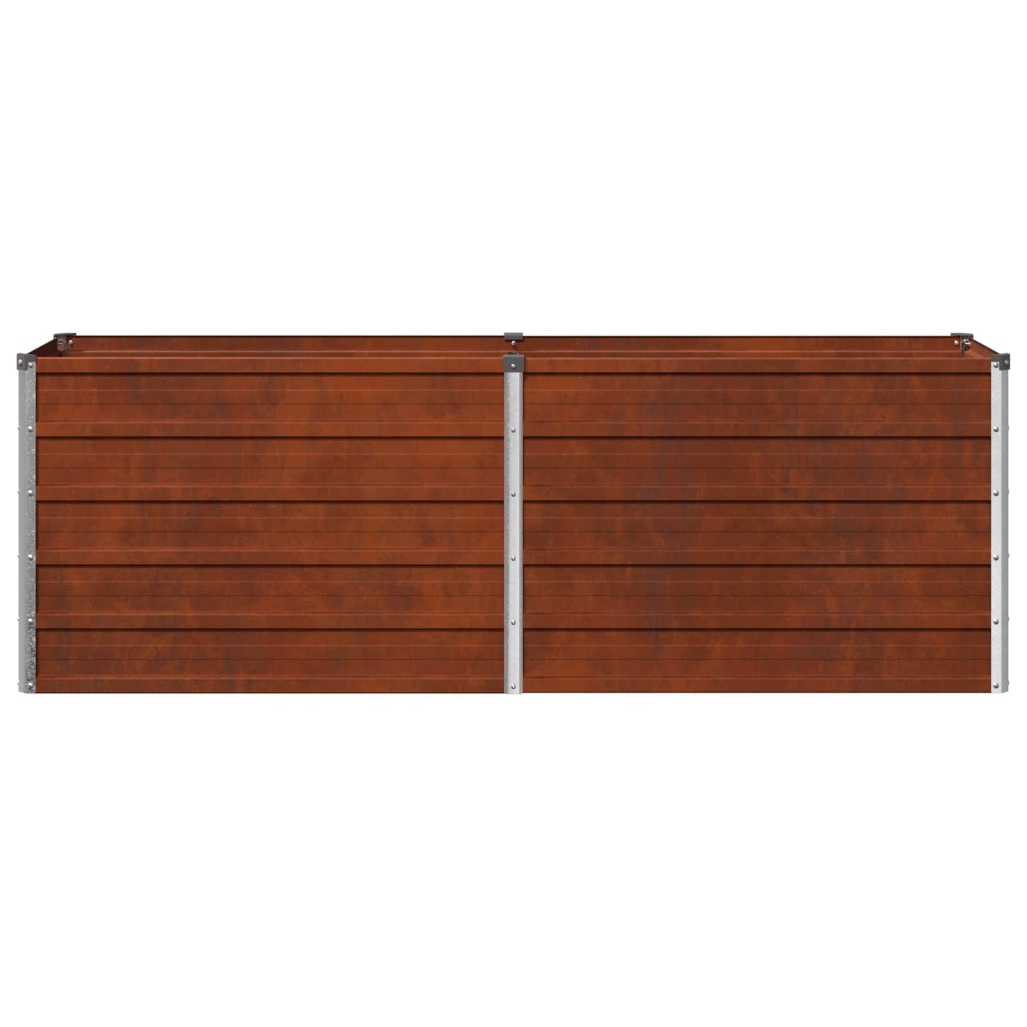 vidaXL Υψωμένο Κρεβάτι Κήπου Σκ rusty 160 x 40 x 55 εκ. κοντόν
