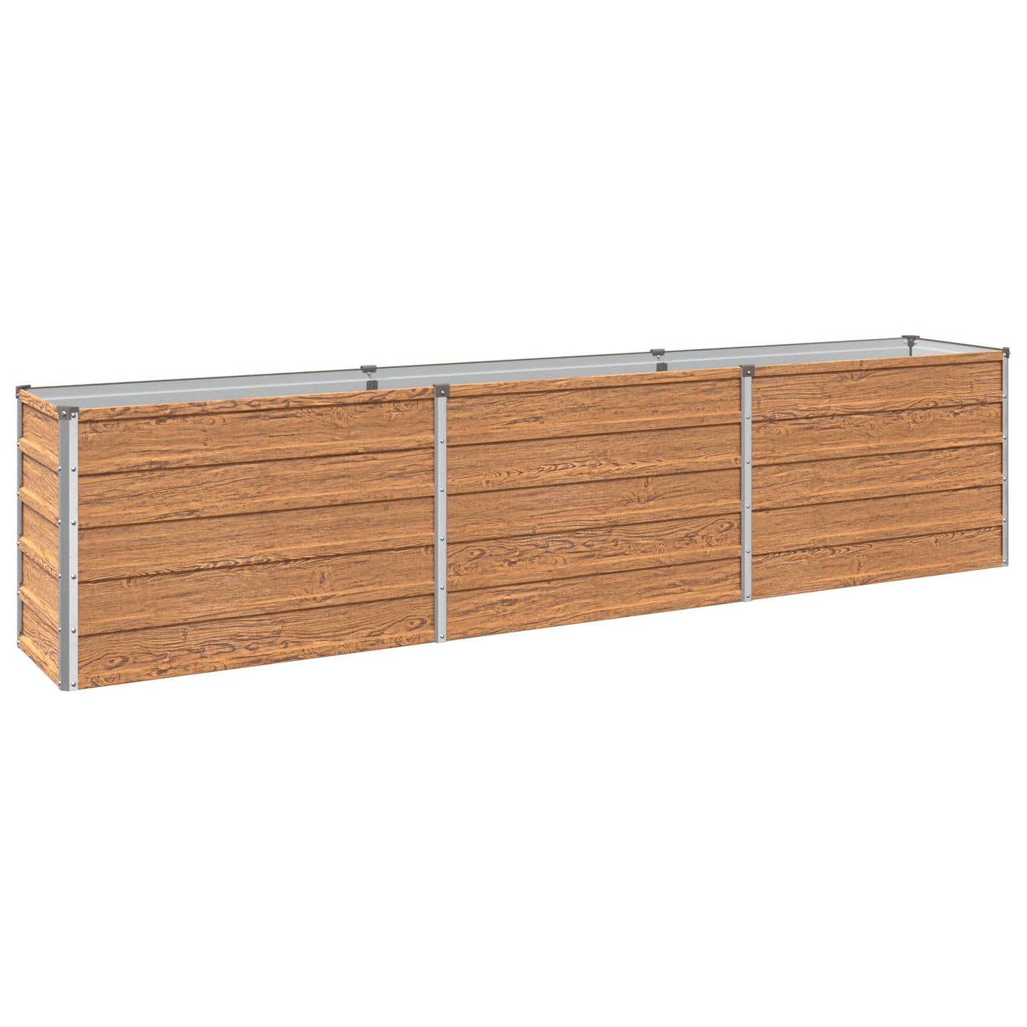 vidaXL Υψωμένο Κρεβάτι Κήπου Ξύλινο Καφέ 240 x 40 x 55 εκ.
