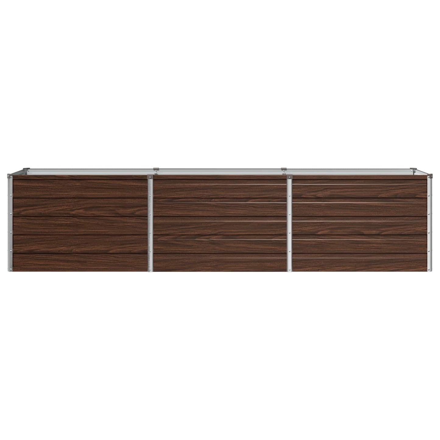 vidaXL Υψωμένο Κρεβάτι Κήπου Μαύρο 240 x 40 x 55 εκ.
