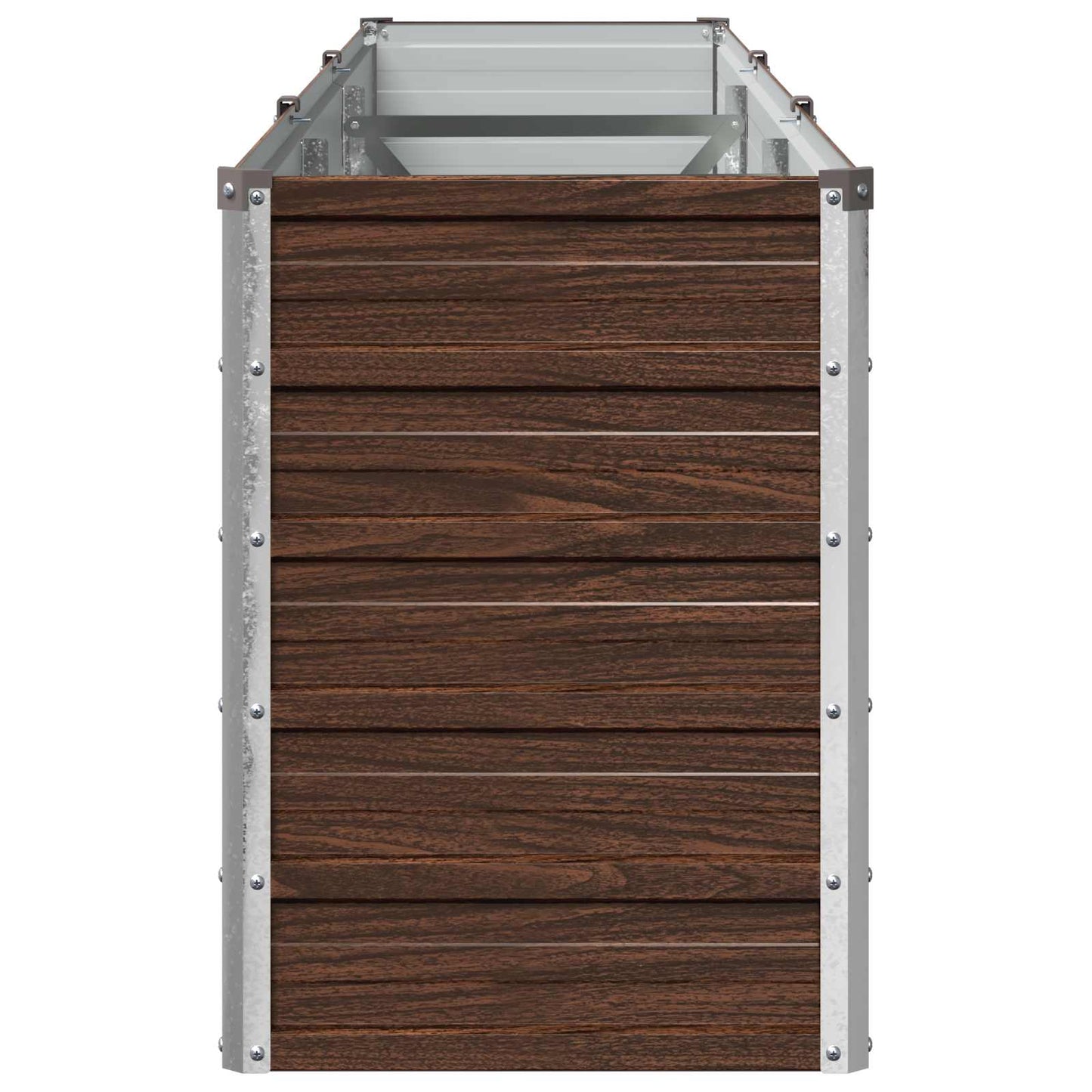 vidaXL Υψωμένο Κρεβάτι Κήπου Μαύρο 240 x 40 x 55 εκ.