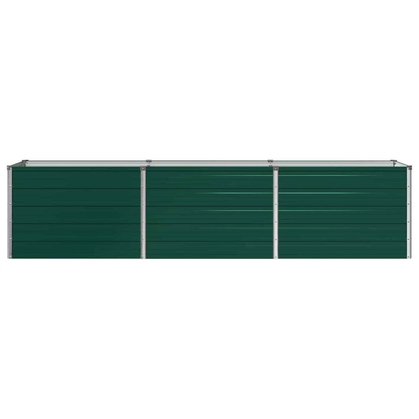 vidaXL Υψωμένο Κρεβάτι Κήπου Πράσινο 240 x 40 x 55 εκ.