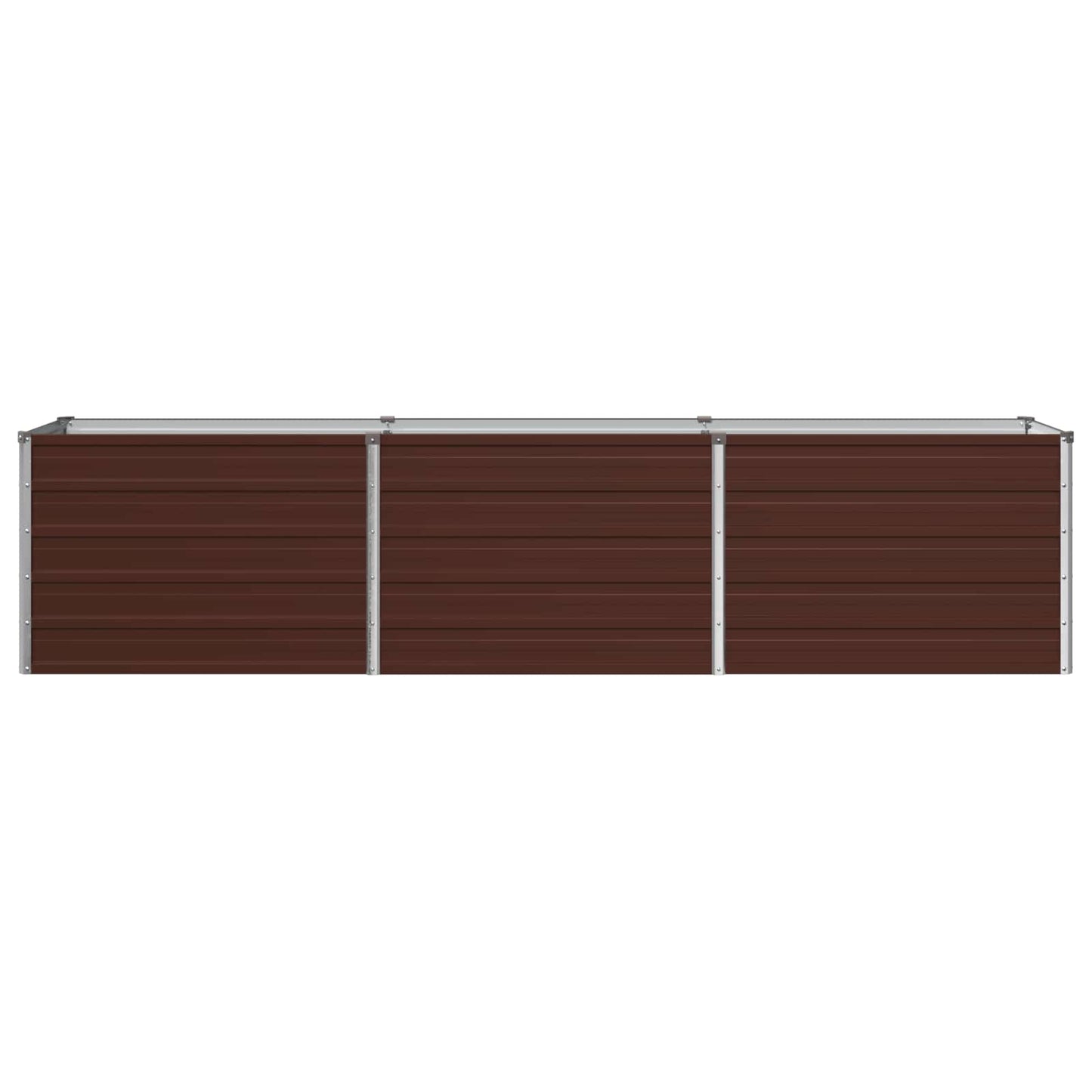 vidaXL Υψωμένο Κρεβάτι Κήπου Καφέ 240 x 40 x 55 εκ.