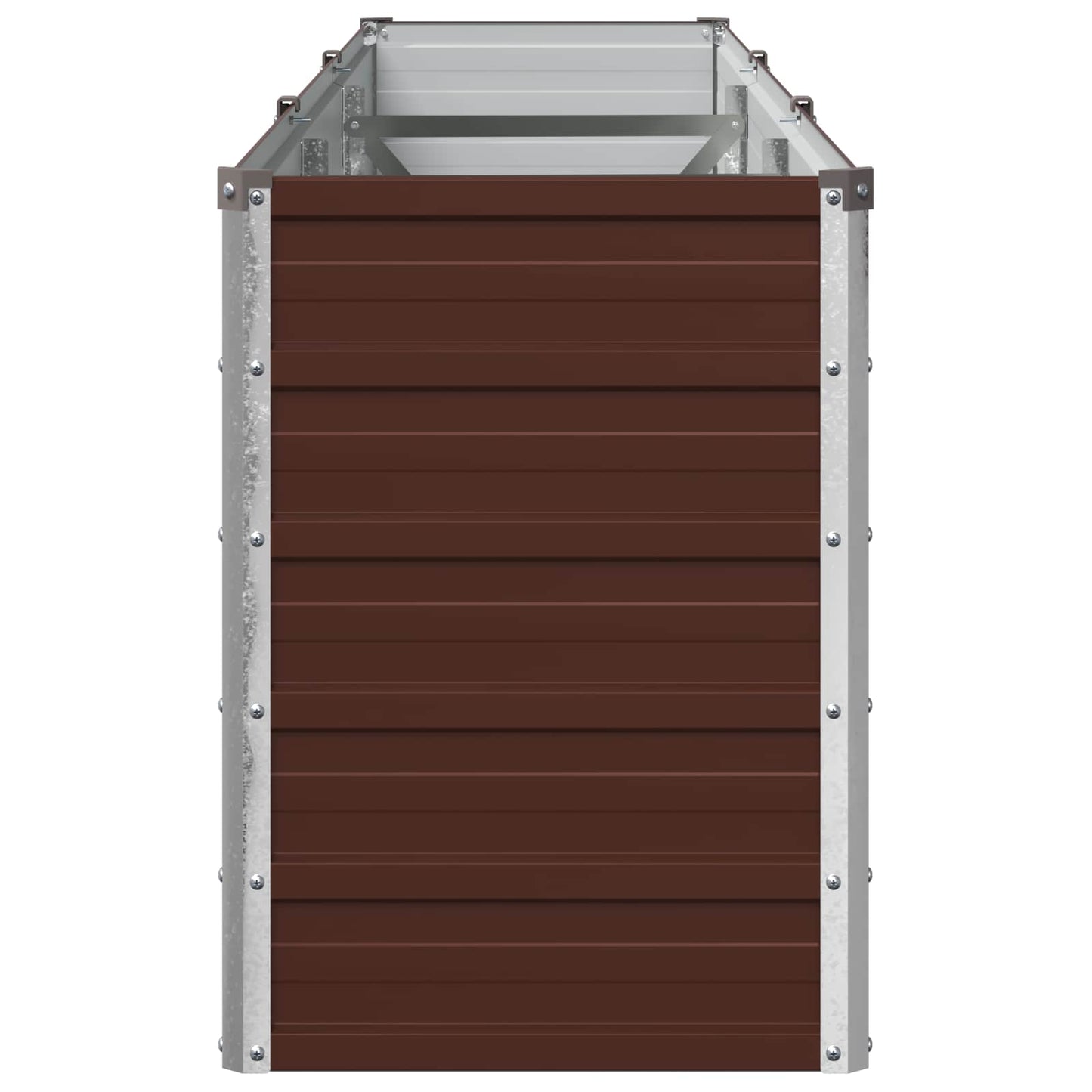 vidaXL Υψωμένο Κρεβάτι Κήπου Καφέ 240 x 40 x 55 εκ.