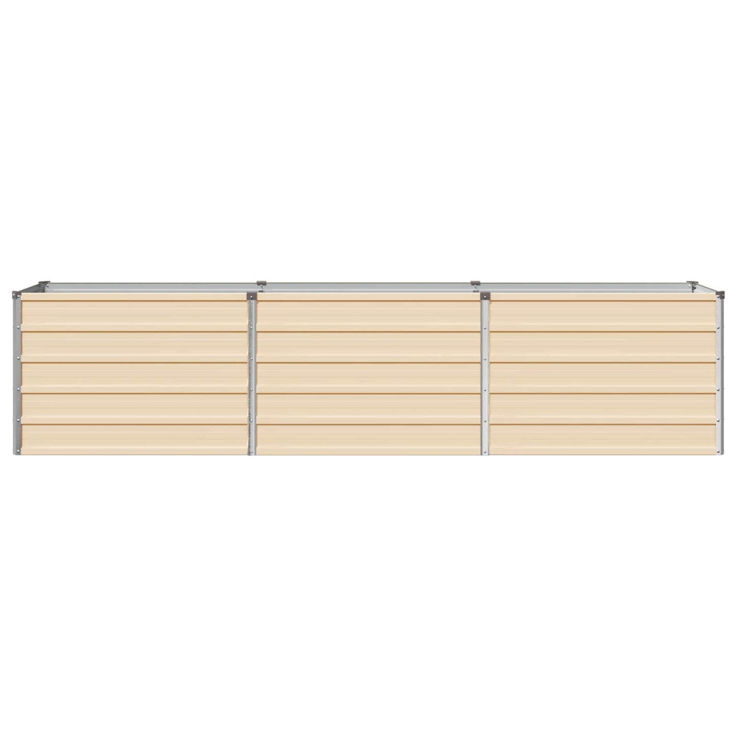vidaXL Υψωμένο Κρεβάτι Κήπου Ελεφαντόδοντο 240 x 40 x 55 εκ.