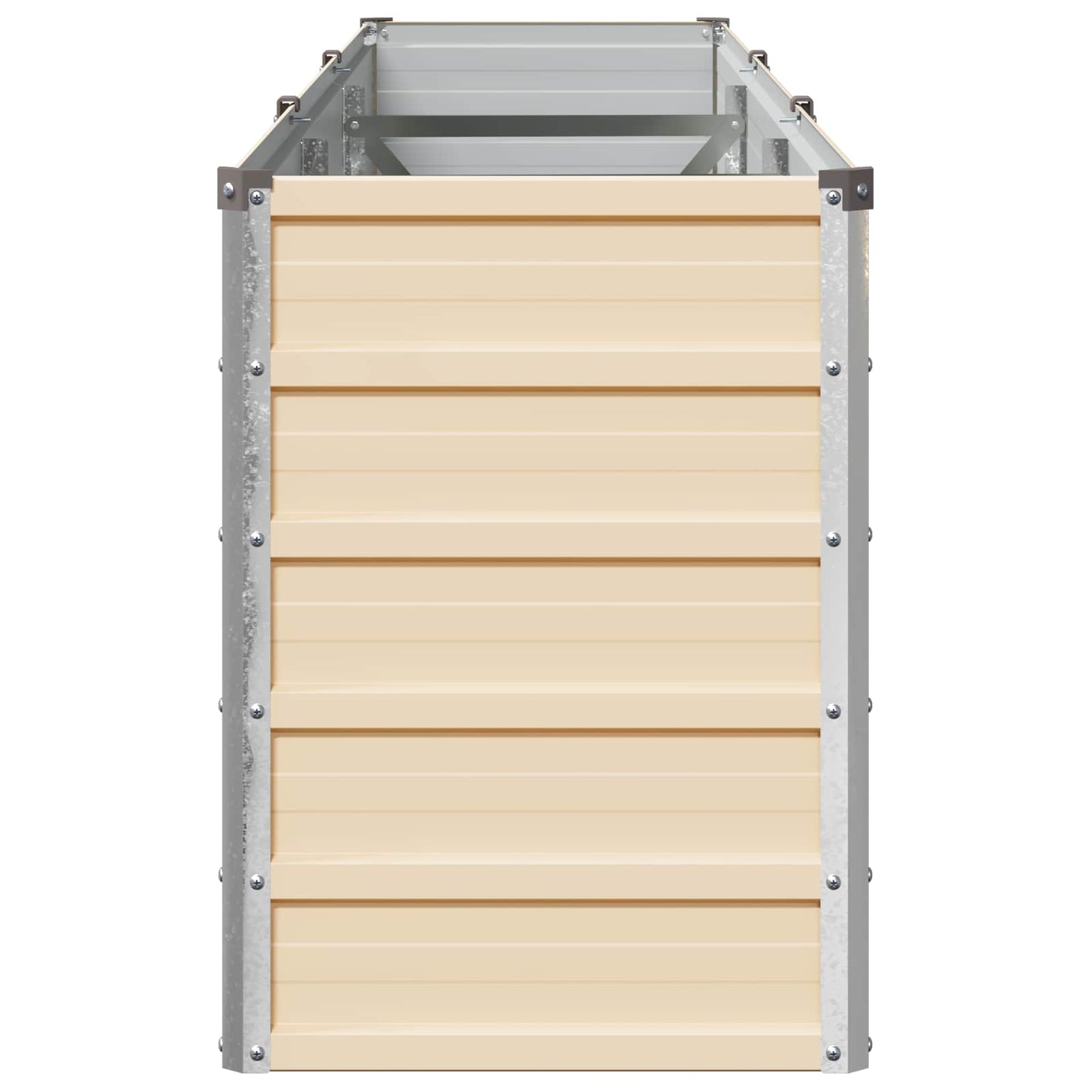 vidaXL Υψωμένο Κρεβάτι Κήπου Ελεφαντόδοντο 240 x 40 x 55 εκ.