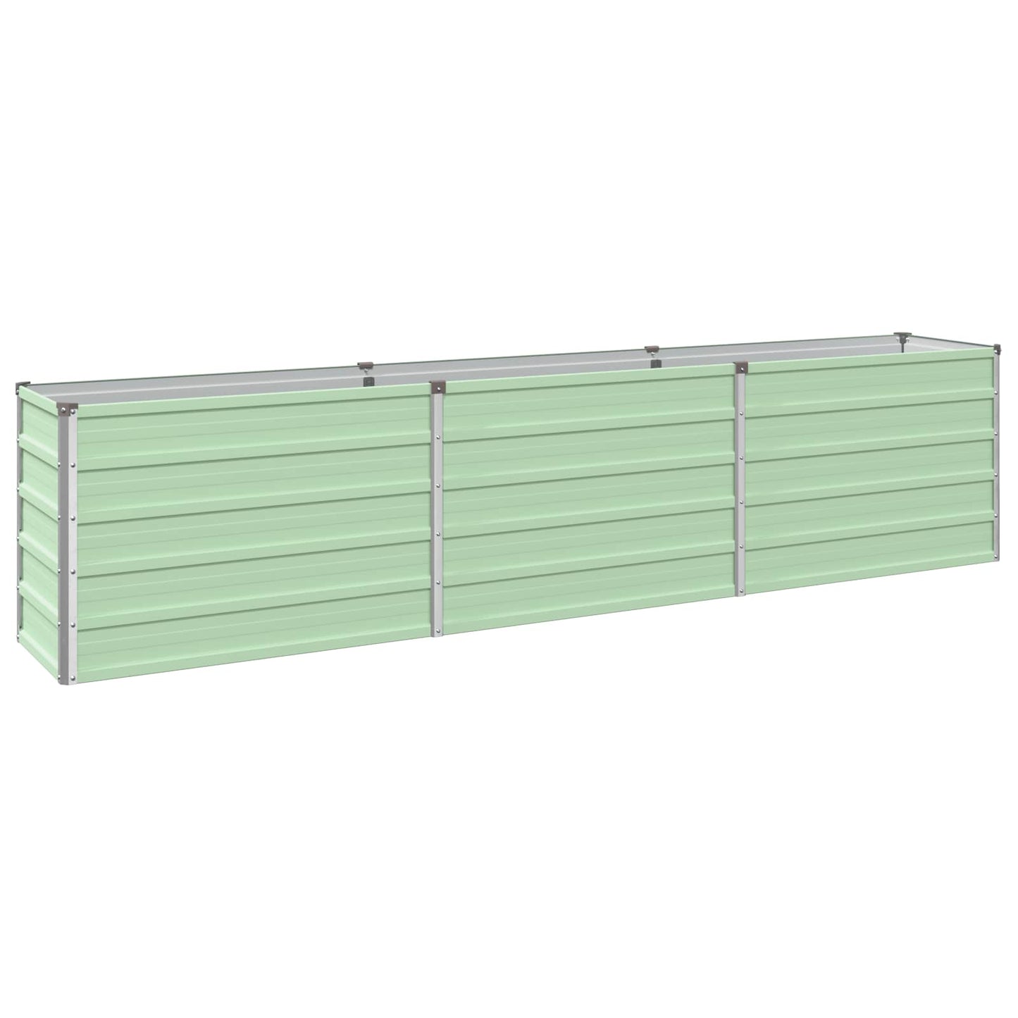 vidaXL Υψωμένο Κρεβάτι Κήπου Παστέλ Πράσινο 240 x 40 x 55 εκ.