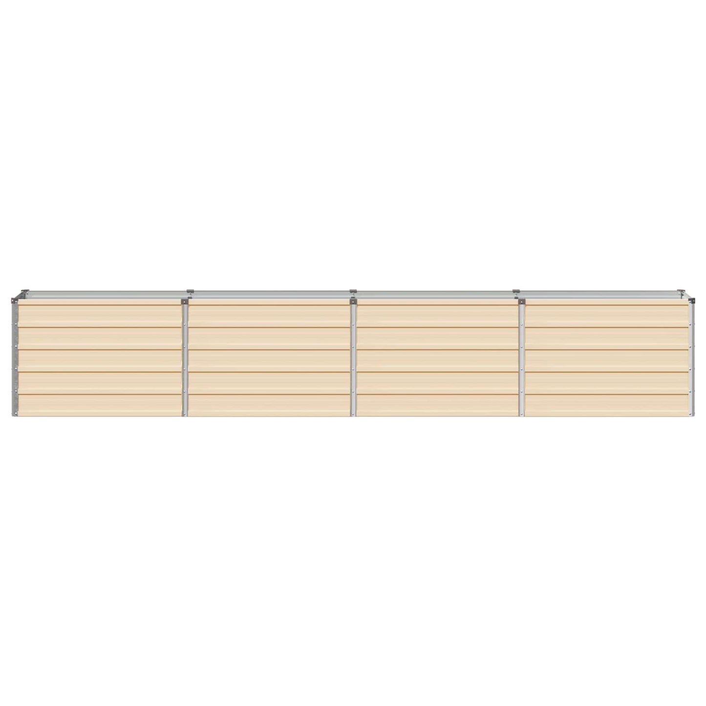 vidaXL Υψωμένο Κρεβάτι Κήπου Ελεφαντόδοντο 320 x 40 x 55 εκ.
