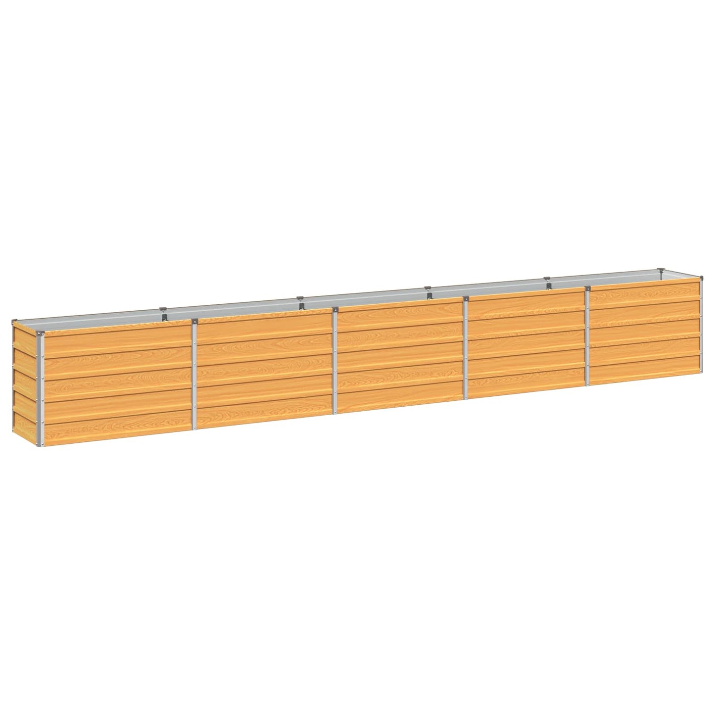 vidaXL Υψωμένο Κρεβάτι Κήπου Φυσικό 400 x 40 x 55 εκ.