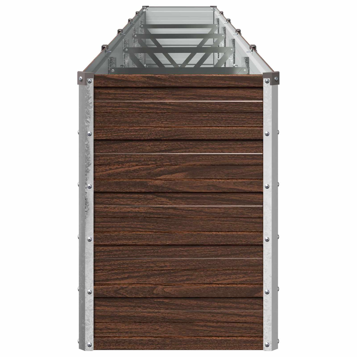 vidaXL Υψωμένο Κρεβάτι Κήπου Μαύρο 400 x 40 x 55 εκ.