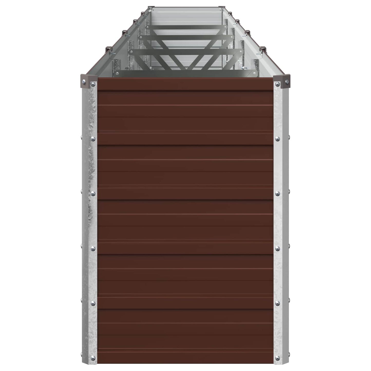 vidaXL Υψωμένο Κρεβάτι Κήπου Καφέ 400 x 40 x 55 εκ.