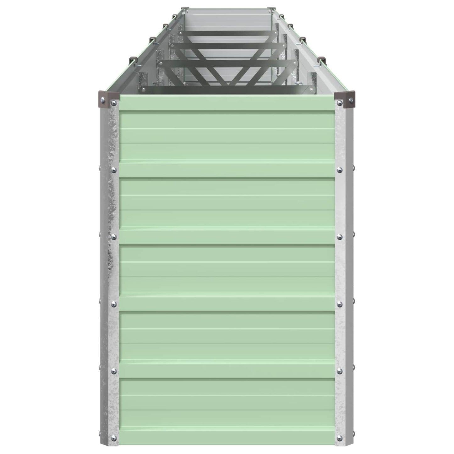 vidaXL Υψωμένο Κρεβάτι Κήπου Παστέλ Πράσινο 400 x 40 x 55 εκ.