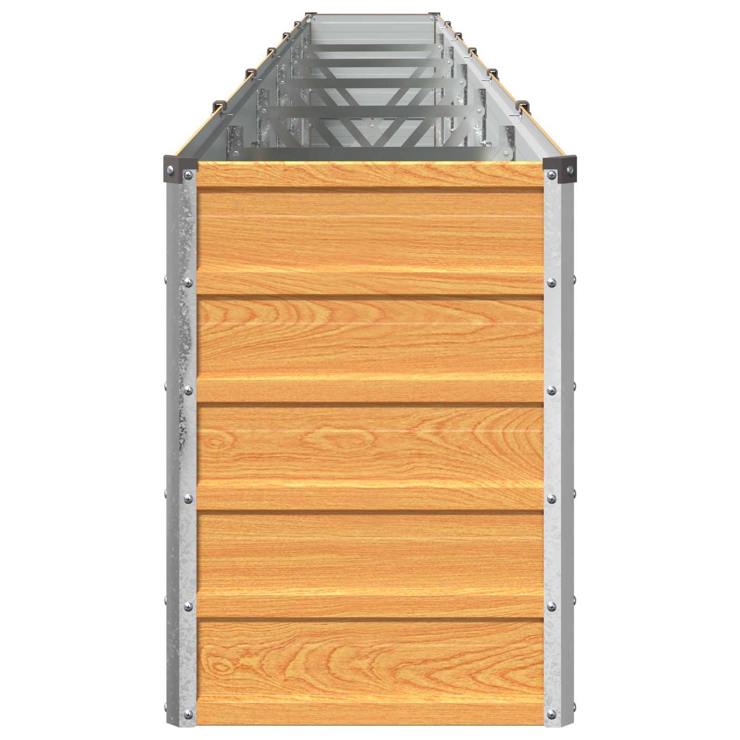 vidaXL Υψωμένο Κρεβάτι Κήπου Φυσικό 480 x 40 x 55 εκ.