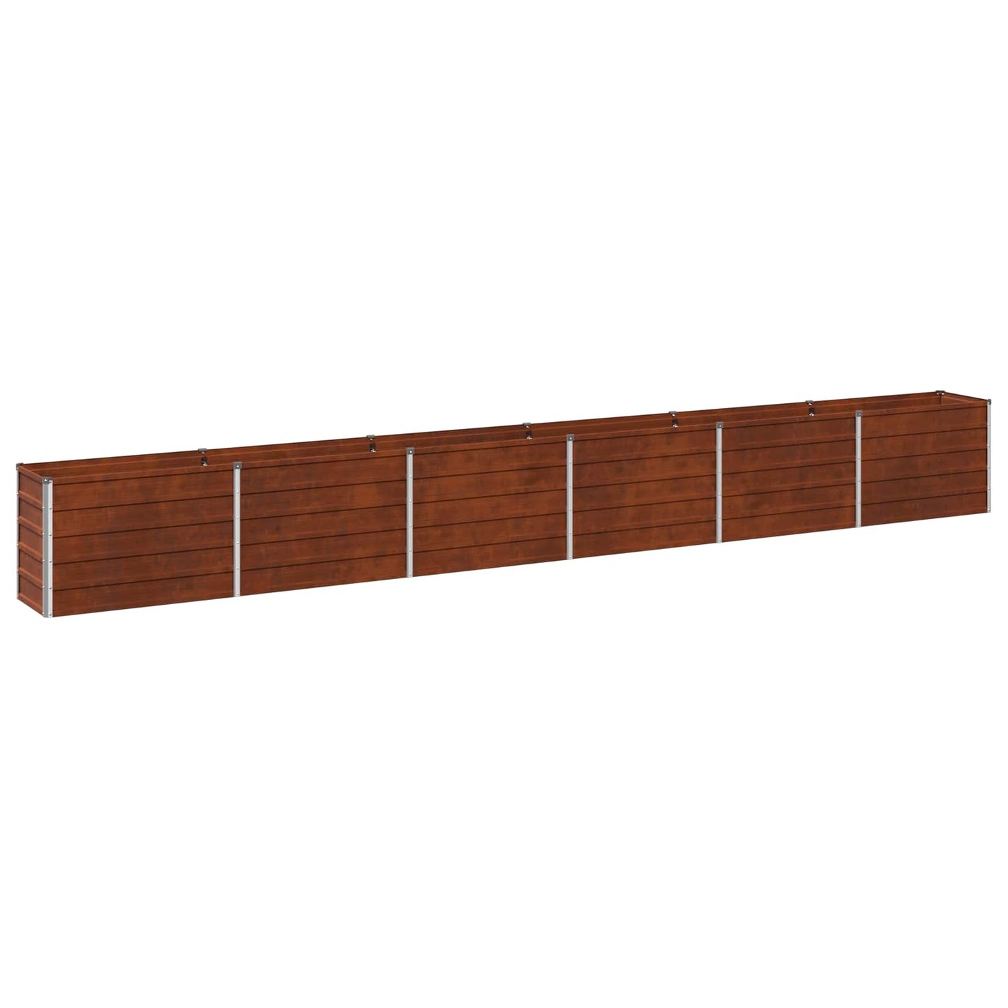 vidaXL Υψωμένο Κρεβάτι Κήπου Σκ rusty 480 x 40 x 55 εκ. κοντόν
