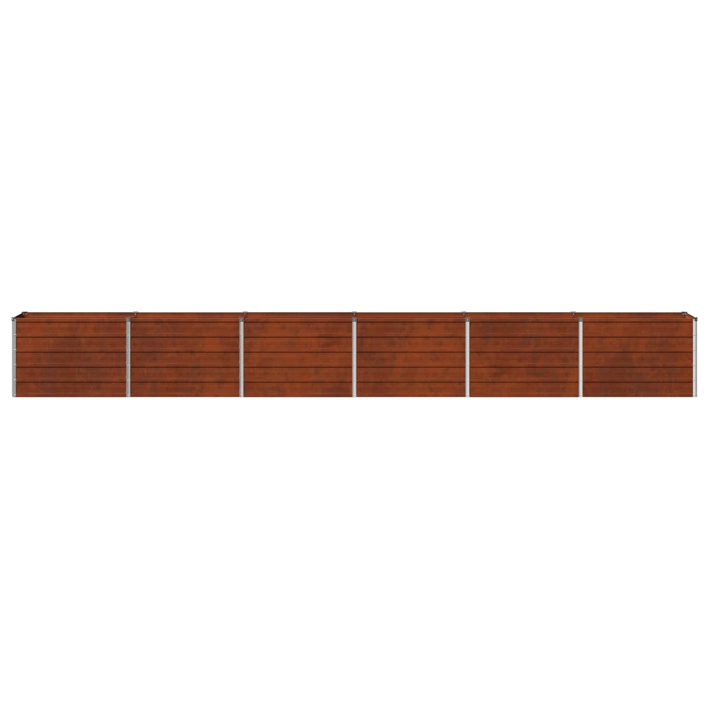 vidaXL Υψωμένο Κρεβάτι Κήπου Σκ rusty 480 x 40 x 55 εκ. κοντόν
