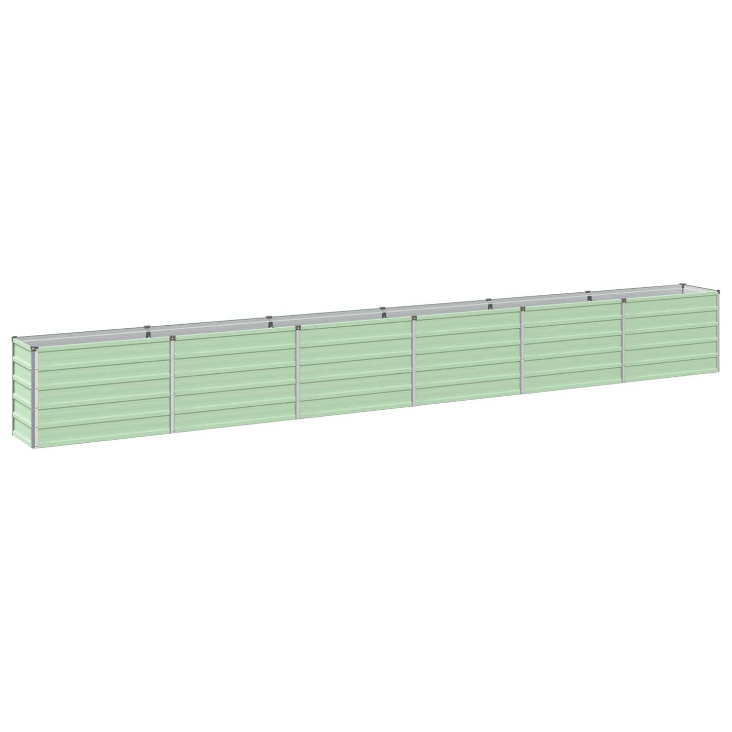 vidaXL Υψωμένο Κρεβάτι Κήπου Παστέλ Πράσινο 480 x 40 x 55 εκ.