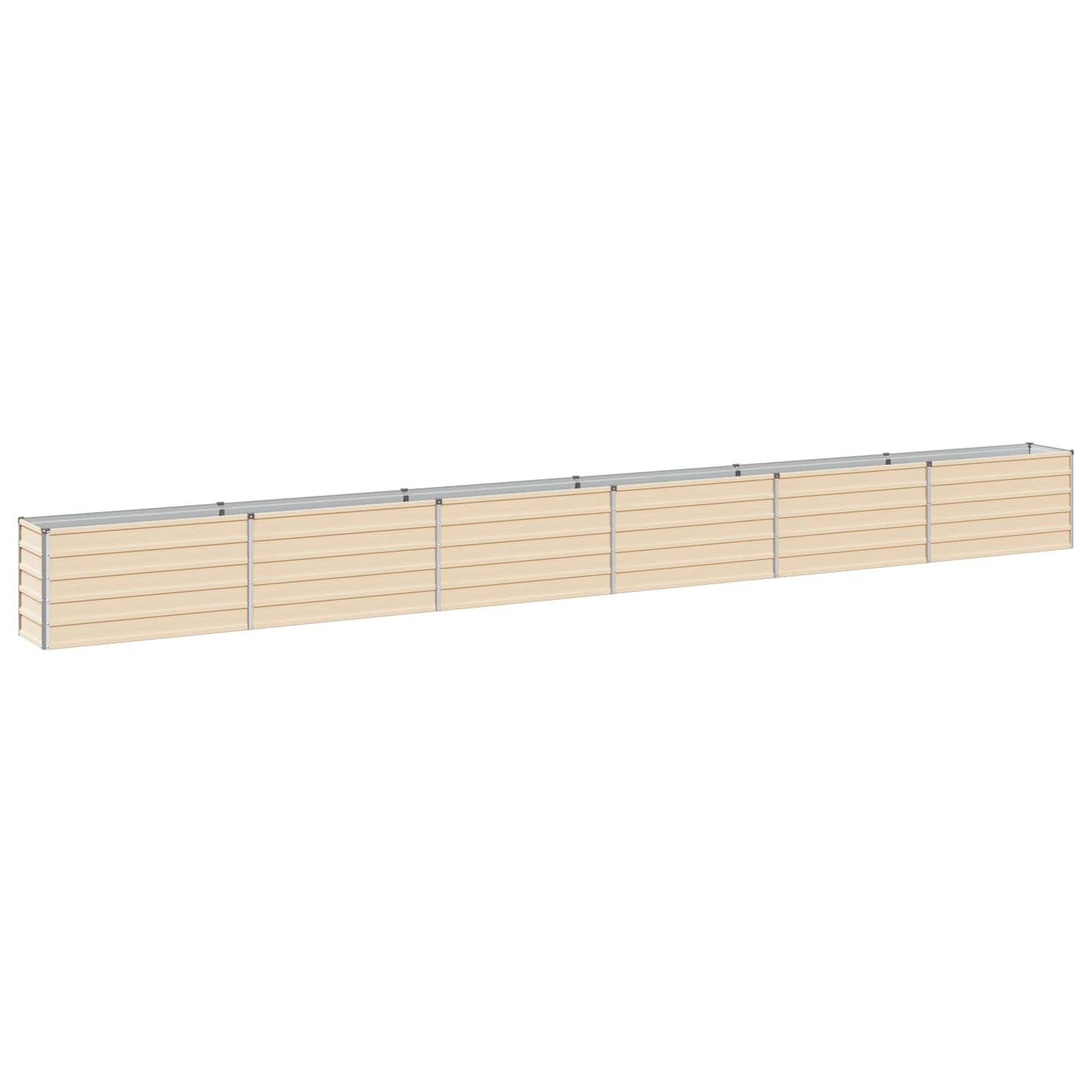 vidaXL Υψωμένο Κρεβάτι Κήπου Ελεφαντόδοντο 600 x 40 x 55 εκ.