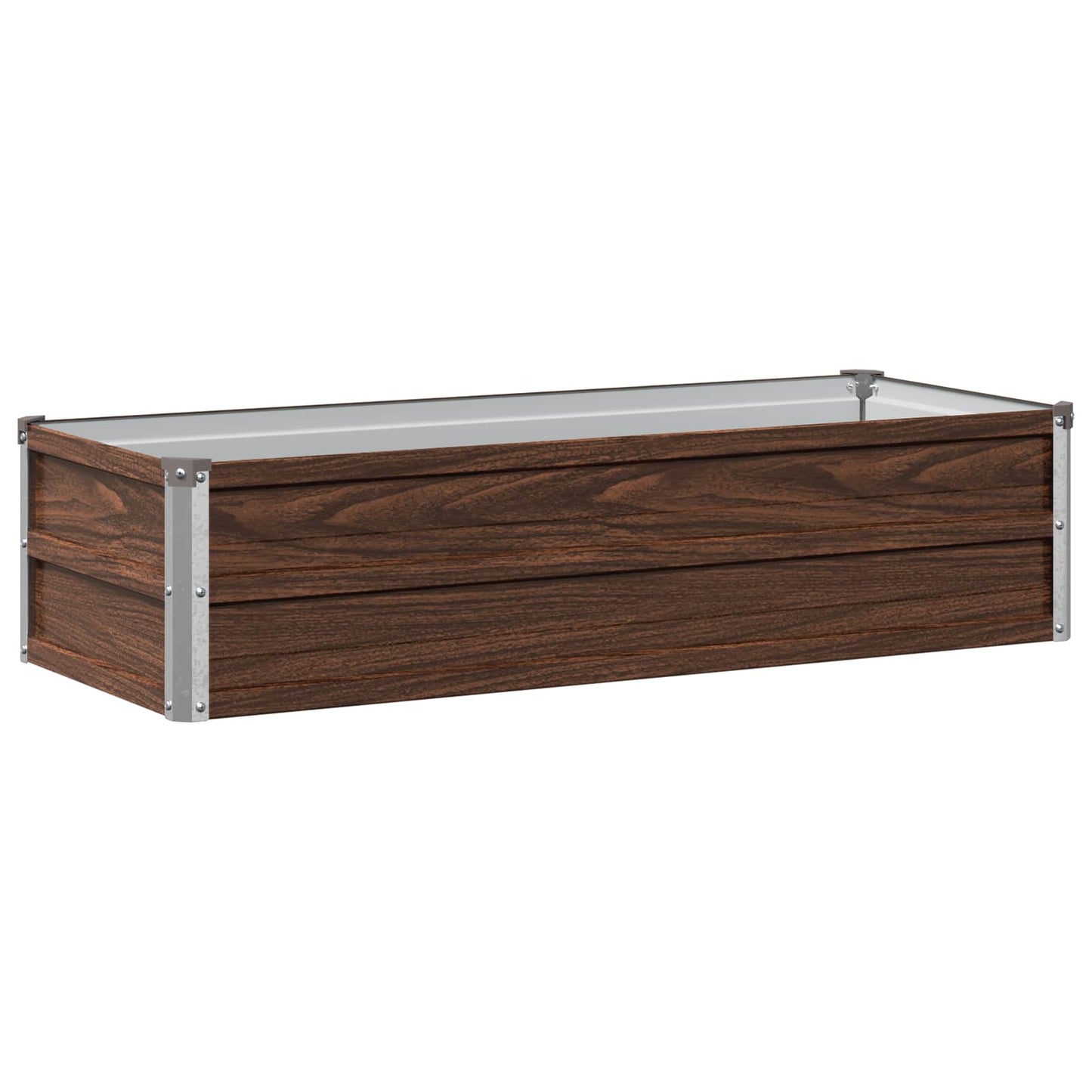 vidaXL Υψωμένο Κρεβάτι Κήπου Μαύρο 100 x 40 x 24 εκ.