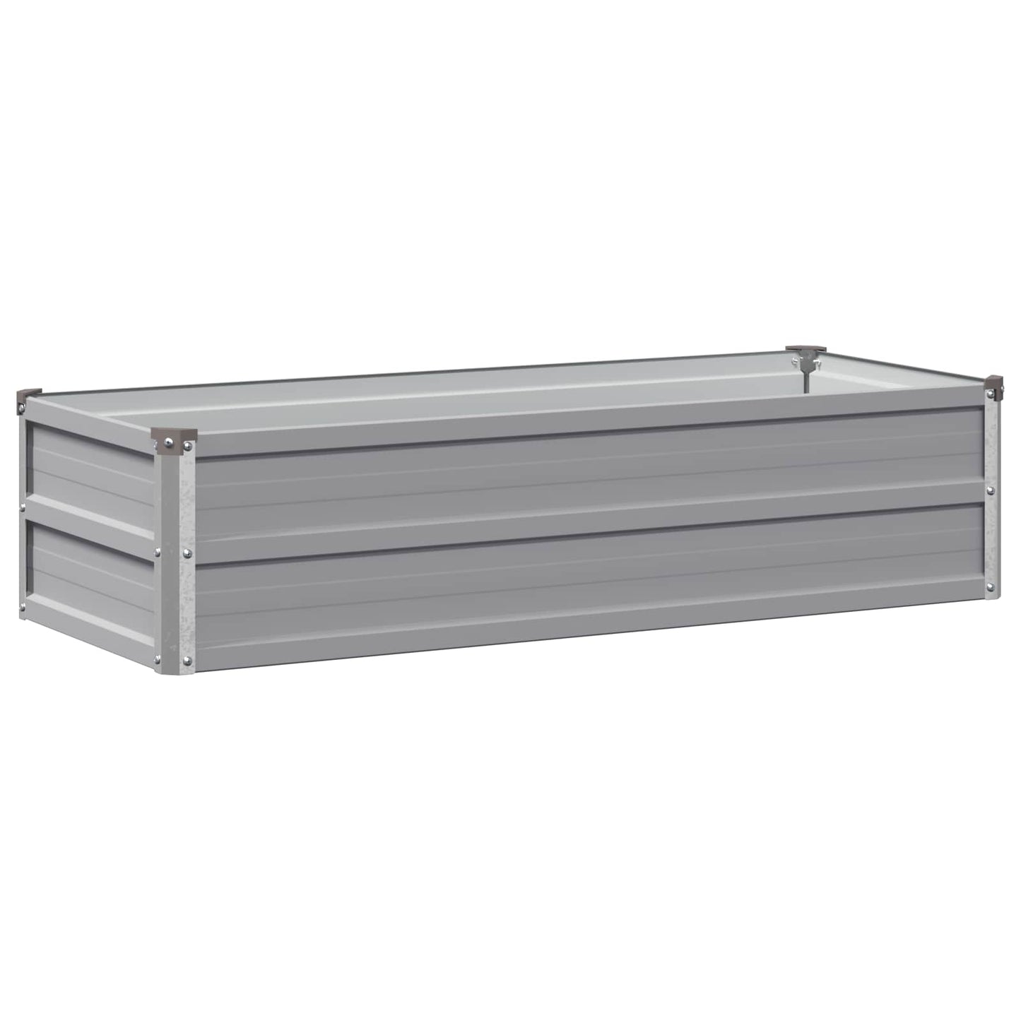 vidaXL Υψωμένο Κρεβάτι Κήπου Γκρι 100 x 40 x 24 εκ.