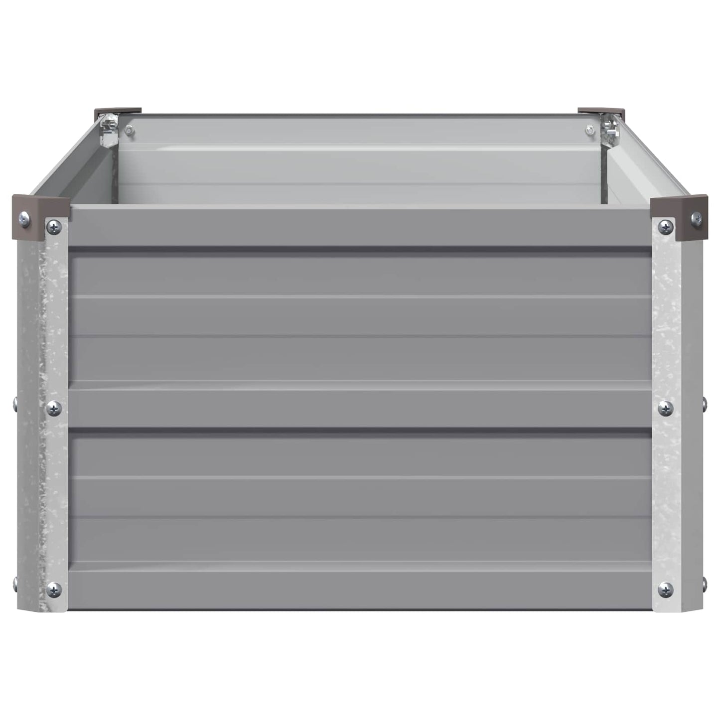 vidaXL Υψωμένο Κρεβάτι Κήπου Γκρι 100 x 40 x 24 εκ.