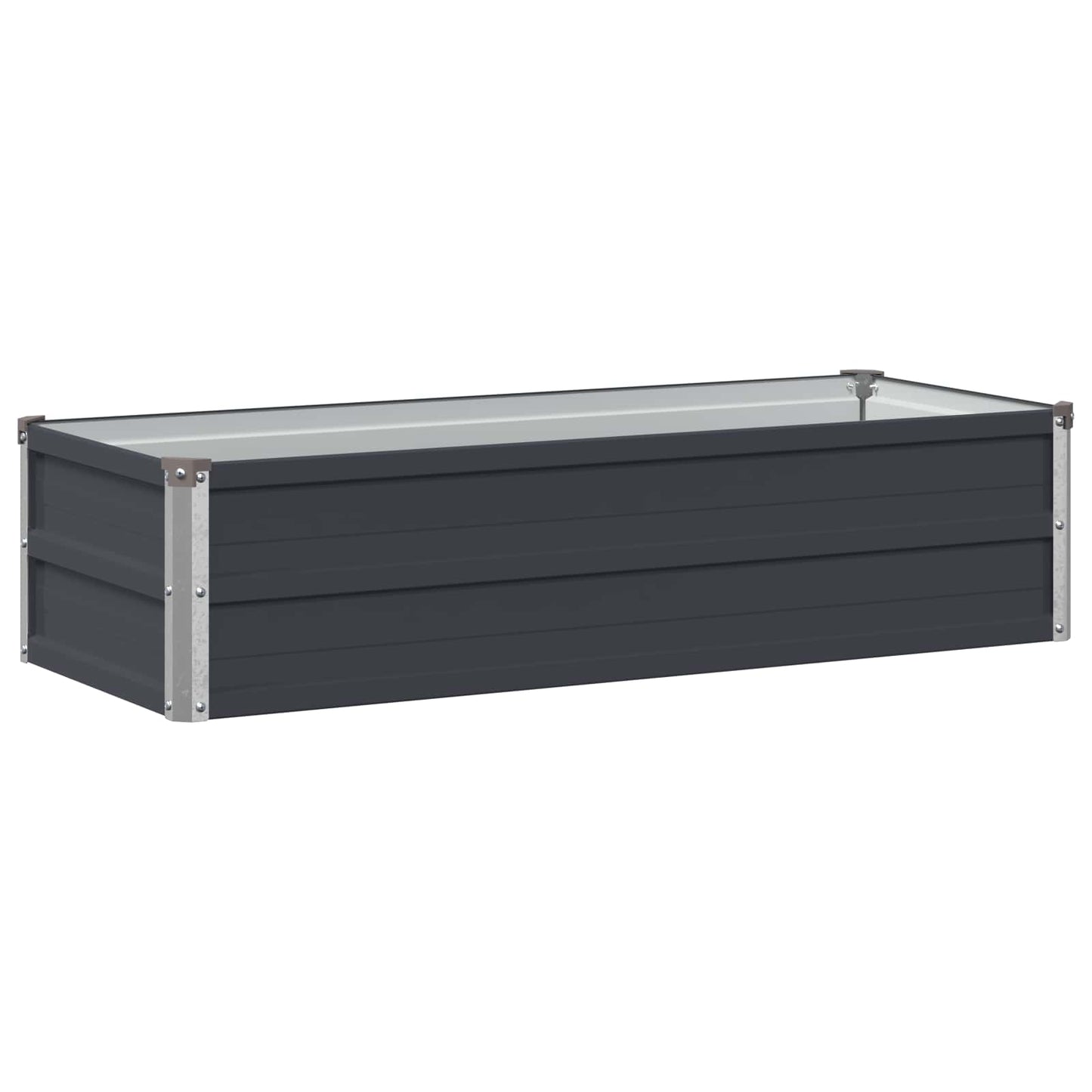 vidaXL Υψωμένο Κρεβάτι Κήπου Ανθρακί 100 x 40 x 24 εκ.