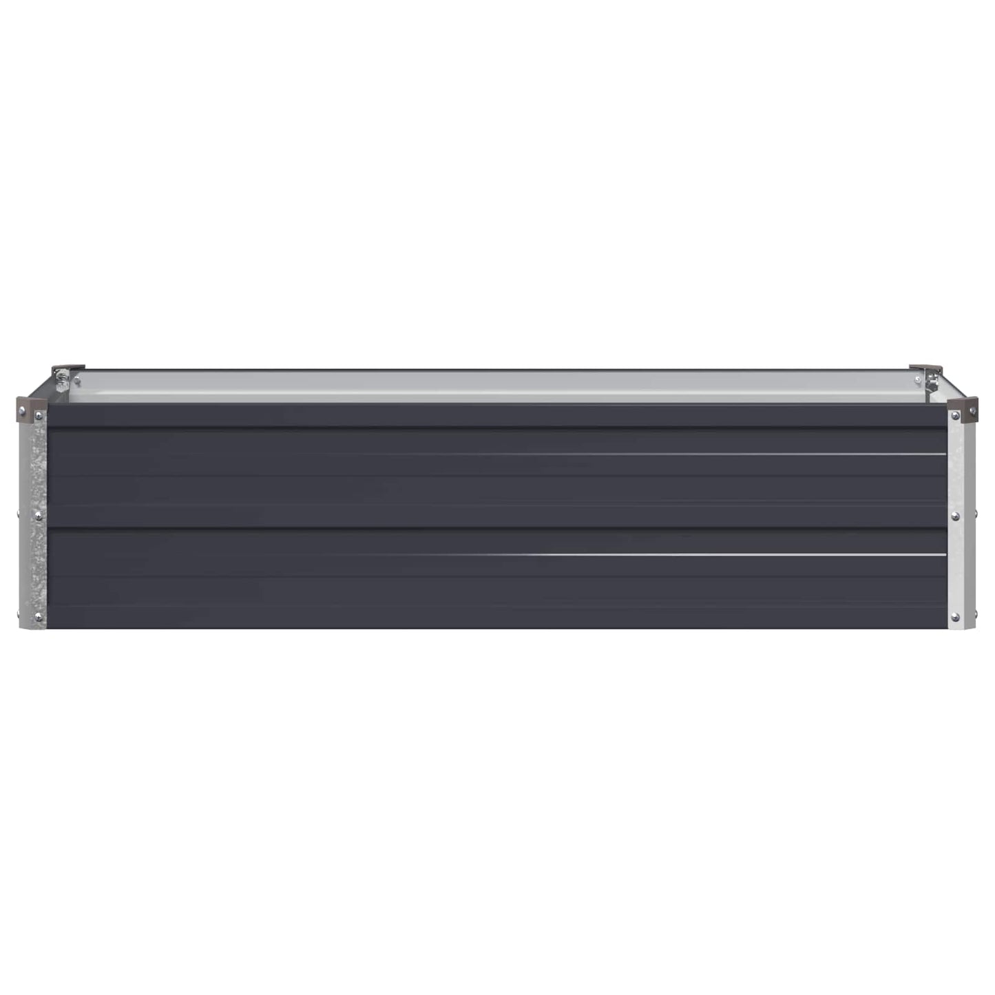 vidaXL Υψωμένο Κρεβάτι Κήπου Ανθρακί 100 x 40 x 24 εκ.