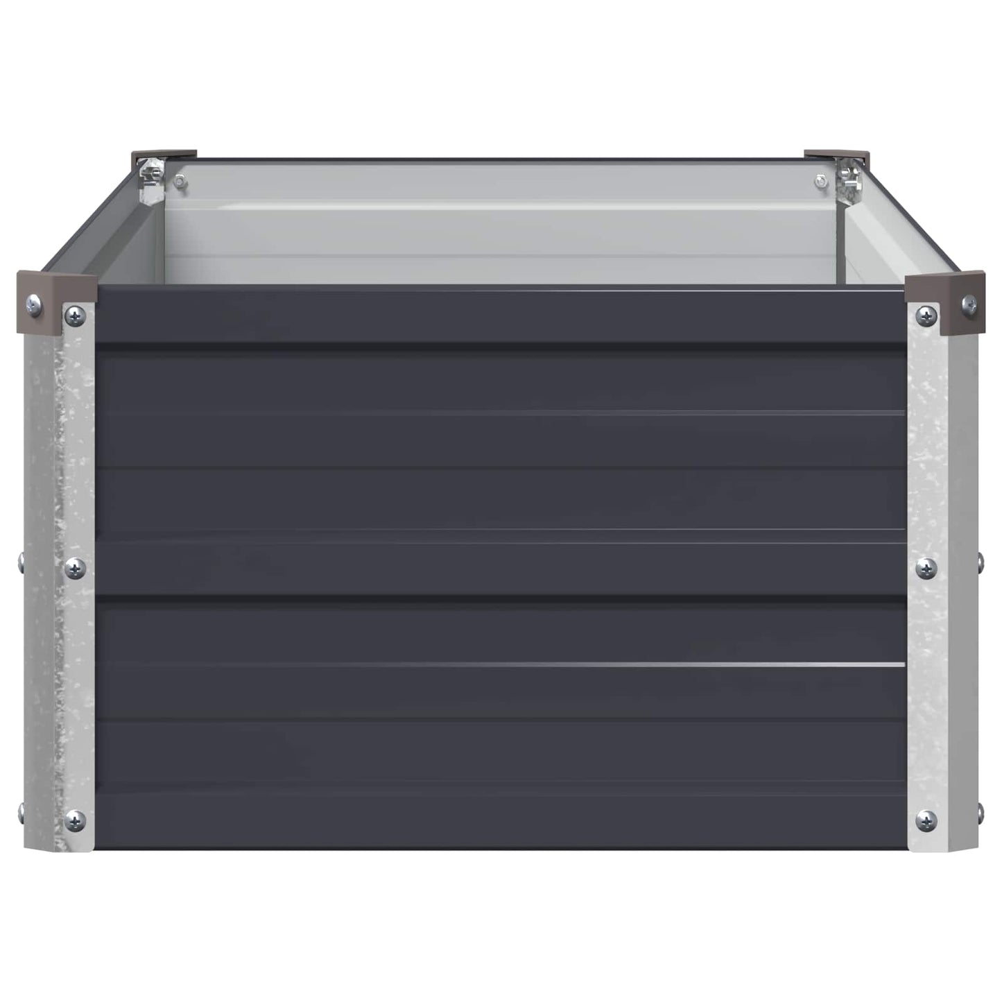 vidaXL Υψωμένο Κρεβάτι Κήπου Ανθρακί 100 x 40 x 24 εκ.