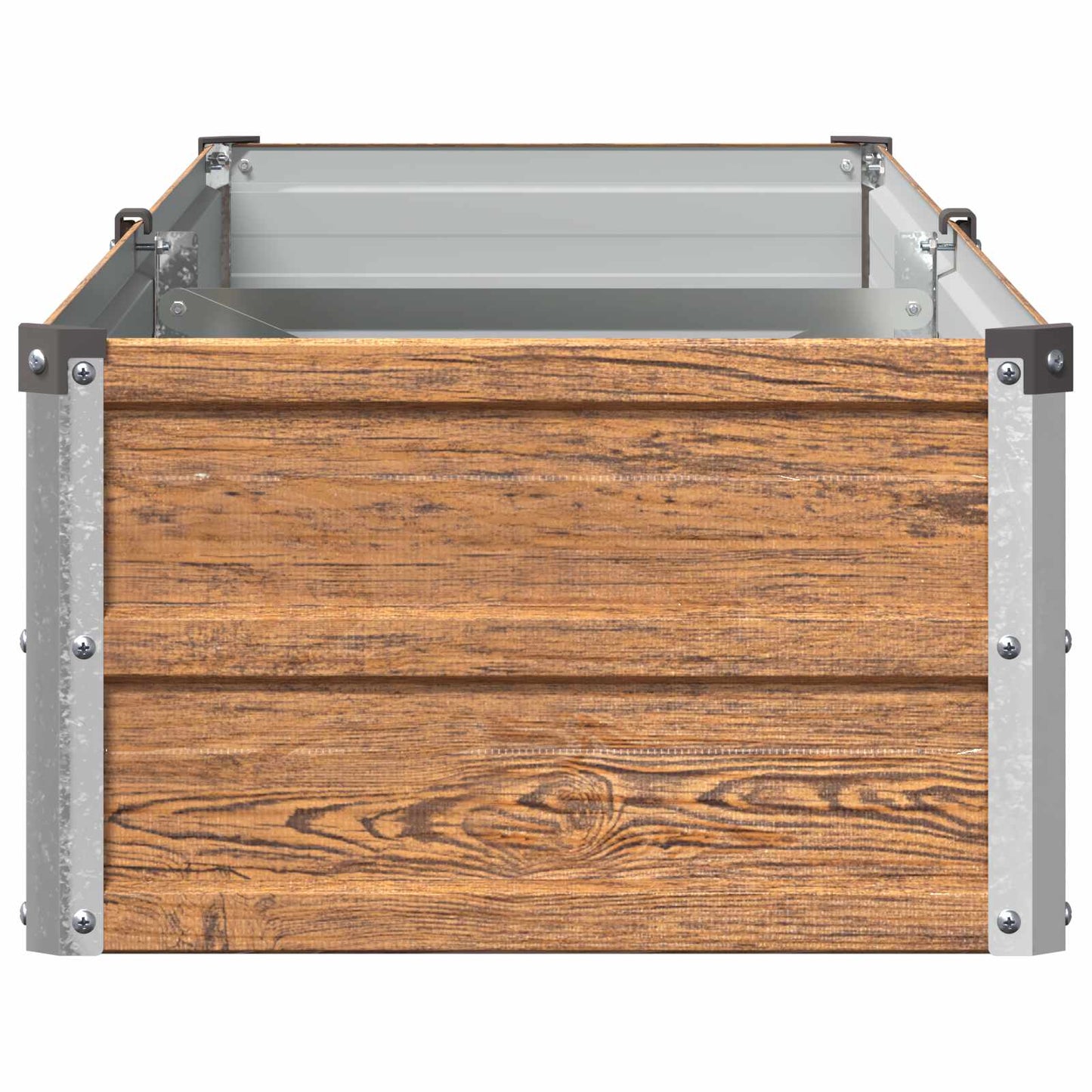 vidaXL Υψωμένο Κρεβάτι Κήπου Ξύλινο Καφέ 160 x 40 x 24 εκ.