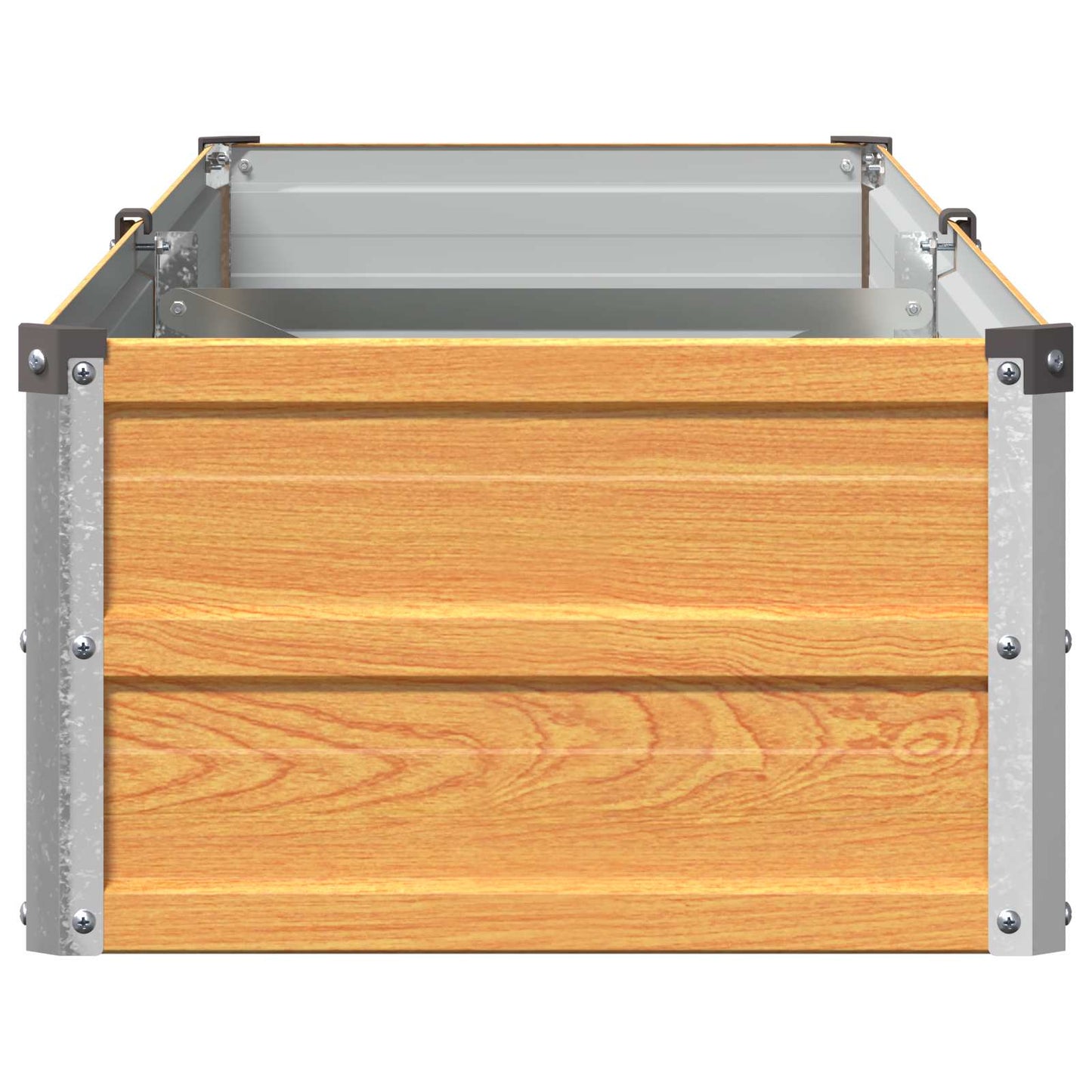 vidaXL Υψωμένο Κρεβάτι Κήπου Φυσικό 160 x 40 x 24 εκ.