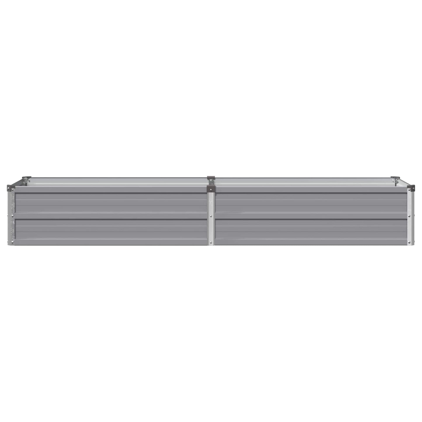 vidaXL Υψωμένο Κρεβάτι Κήπου Γκρι 160 x 40 x 24 εκ.