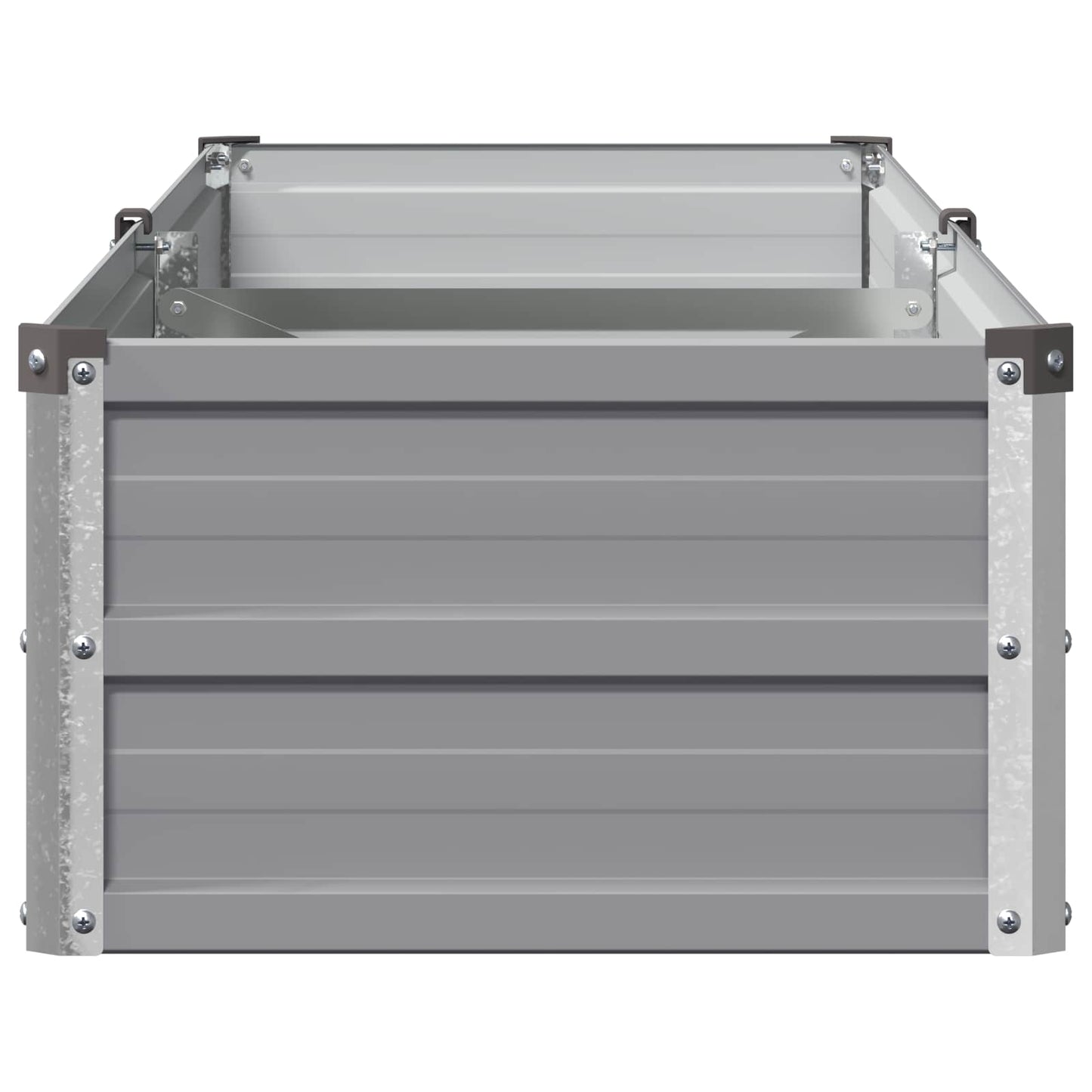 vidaXL Υψωμένο Κρεβάτι Κήπου Γκρι 160 x 40 x 24 εκ.