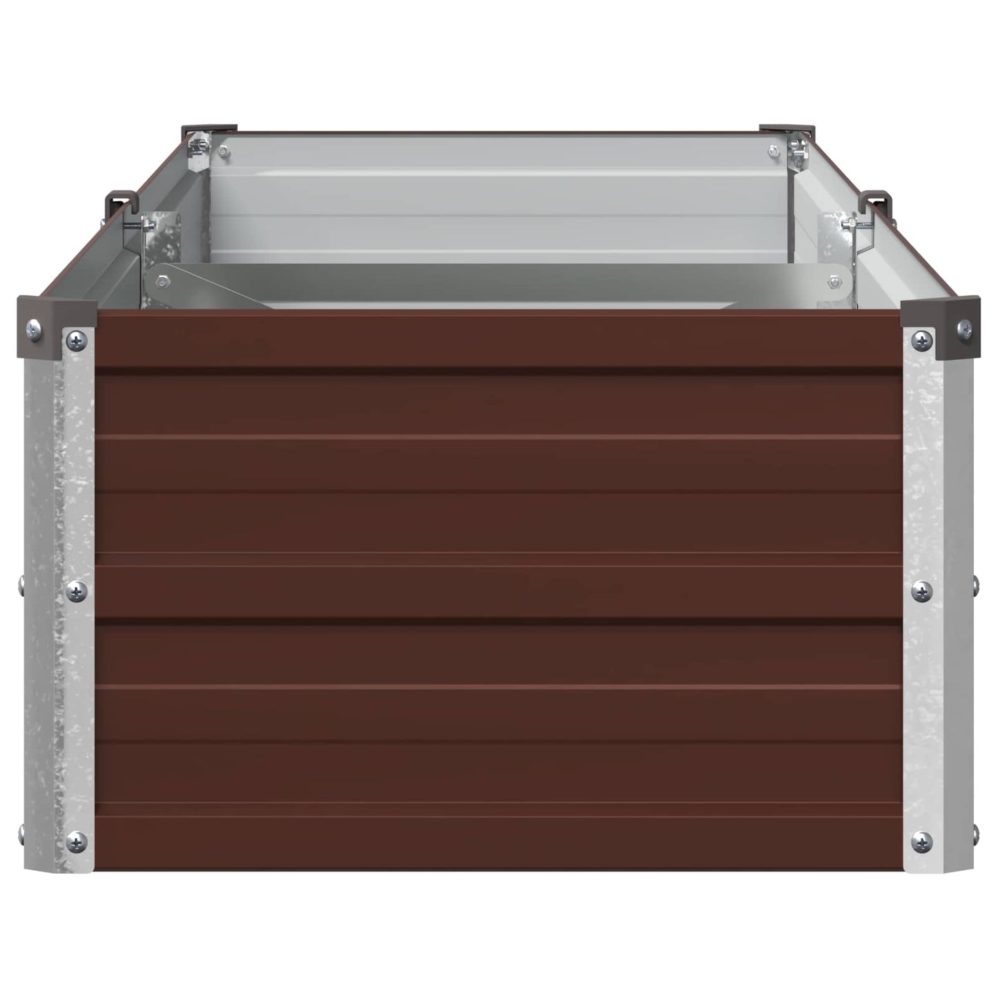 vidaXL Υψωμένο Κρεβάτι Κήπου Καφέ 160 x 40 x 24 εκ.