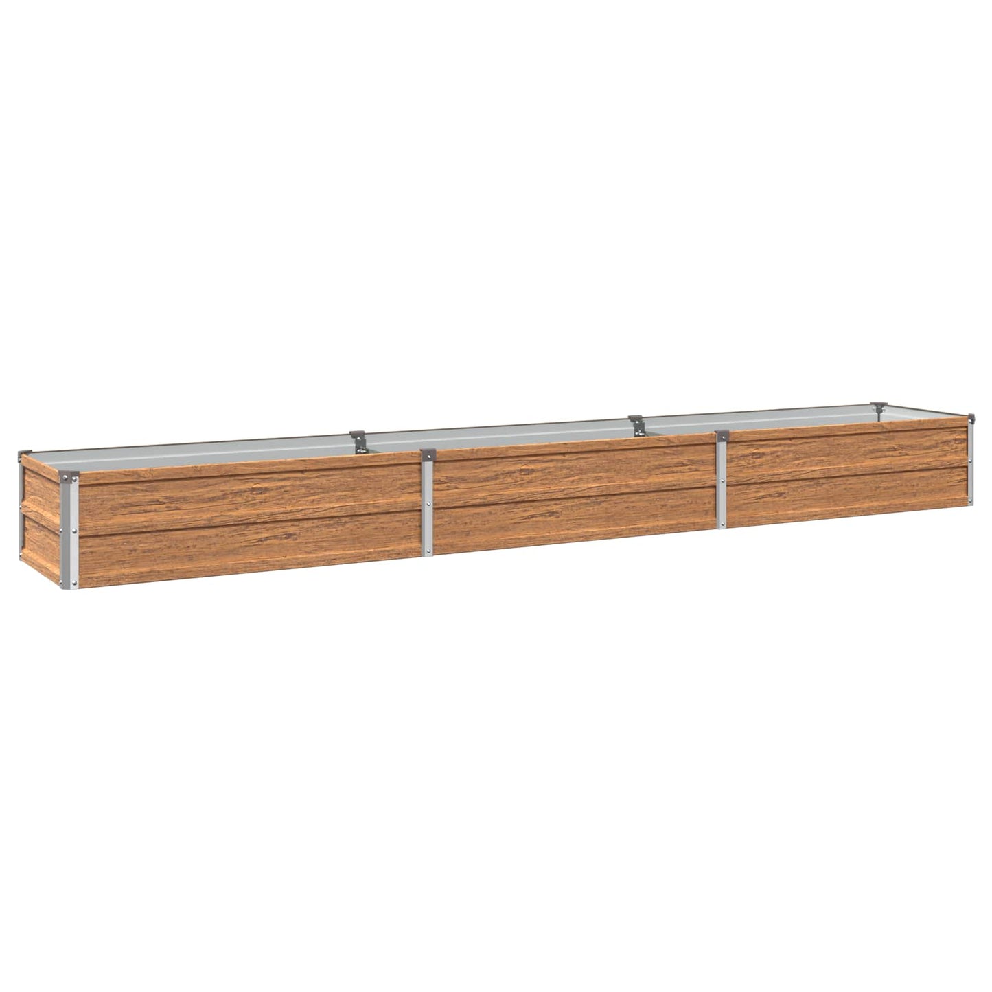 vidaXL Υψωμένο Κρεβάτι Κήπου Ξύλινο Καφέ 240 x 40 x 24 εκ.