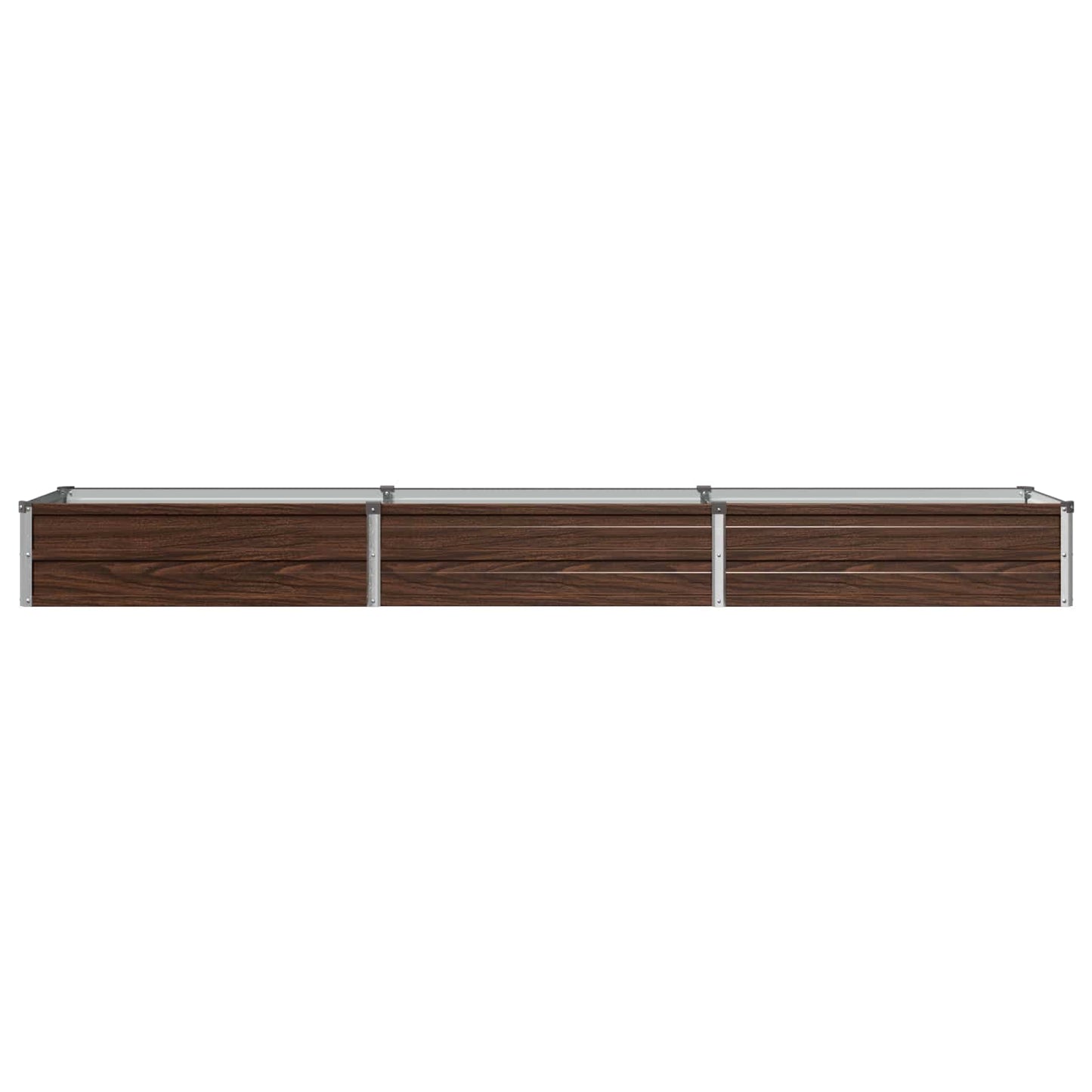 vidaXL Υψωμένο Κρεβάτι Κήπου Μαύρο 240 x 40 x 24 εκ.
